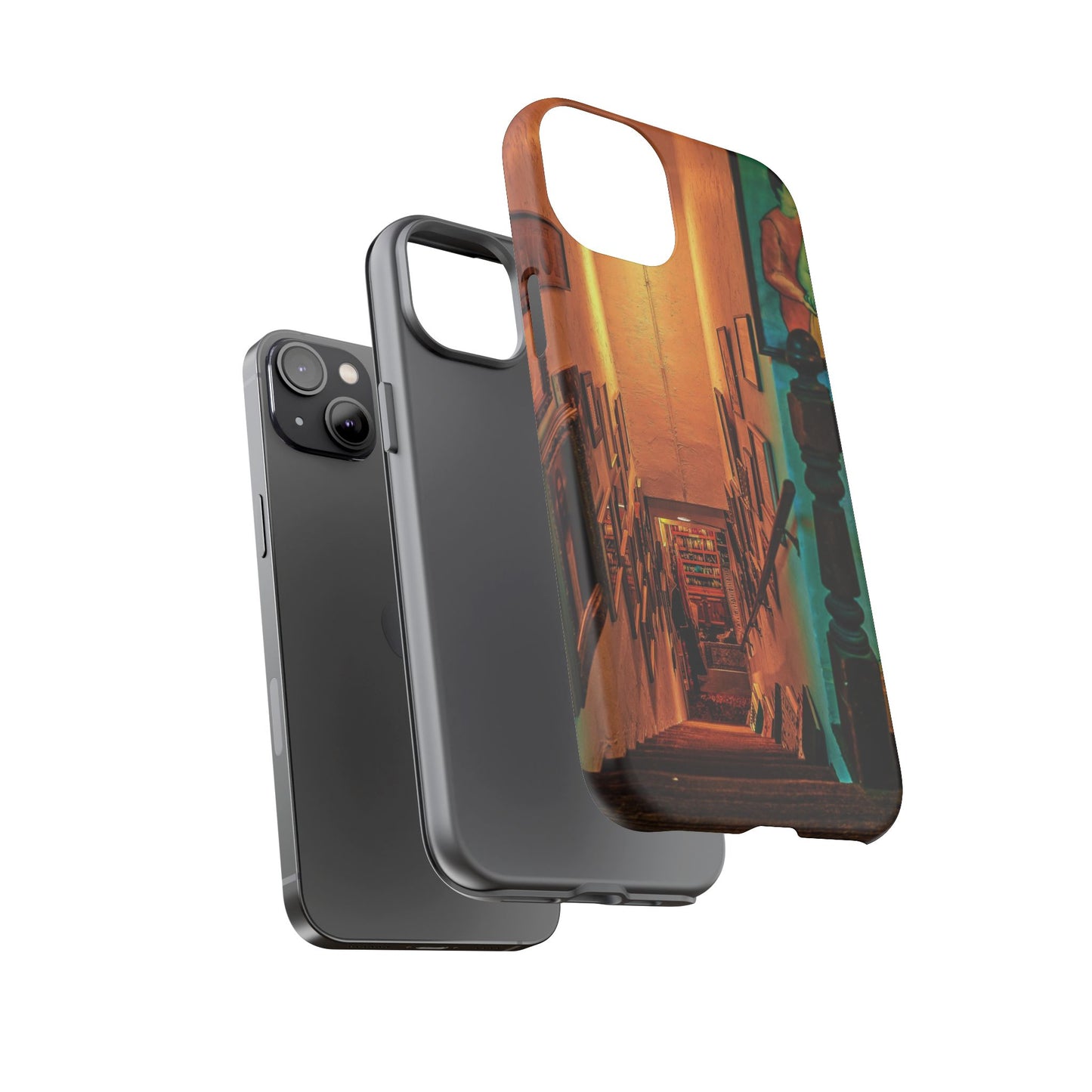 Vintage Gallery Staircase Tough Phone Case--Antique Store Art Phone Cover