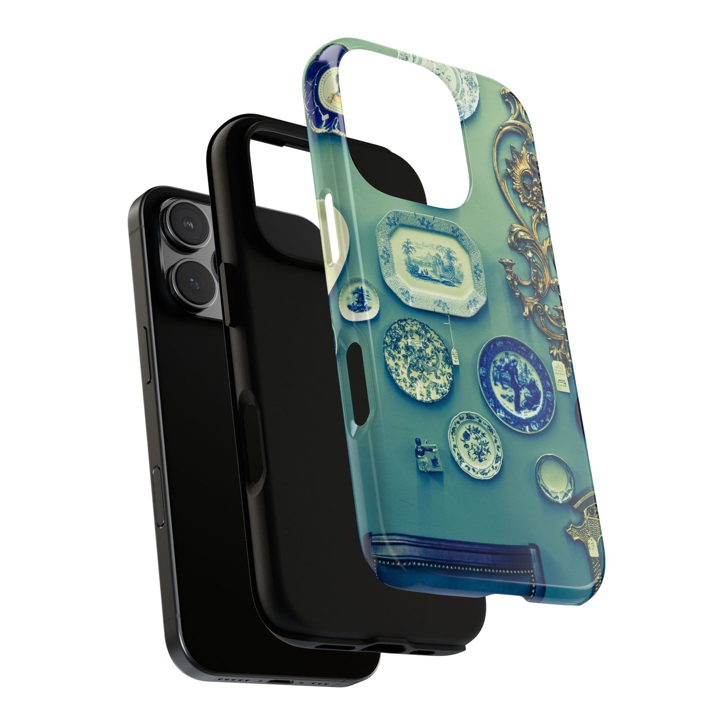 Antique Store Stairwell Phone Case--Vintage Gallery Wall Tough Case