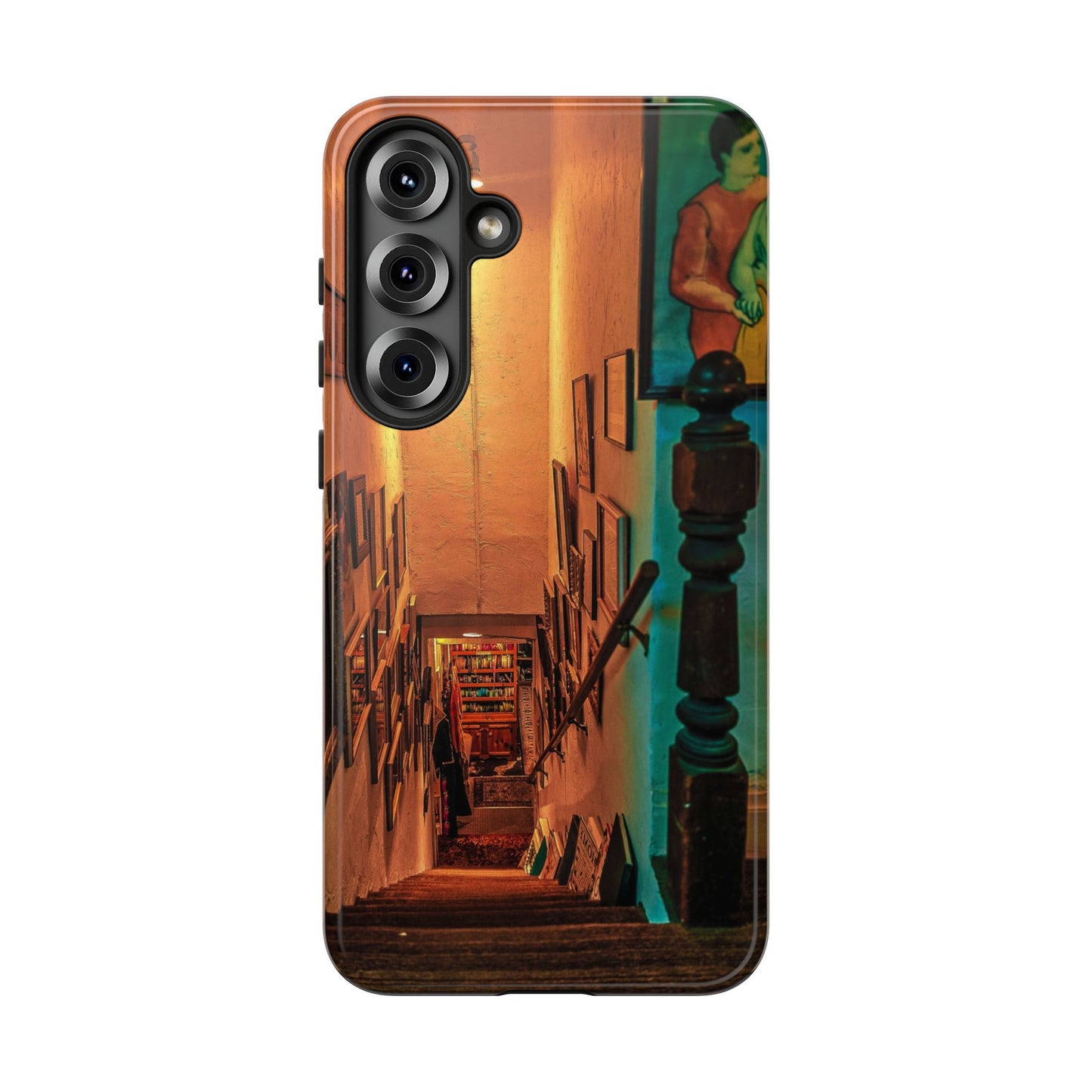 Vintage Gallery Staircase Tough Phone Case--Antique Store Art Phone Cover