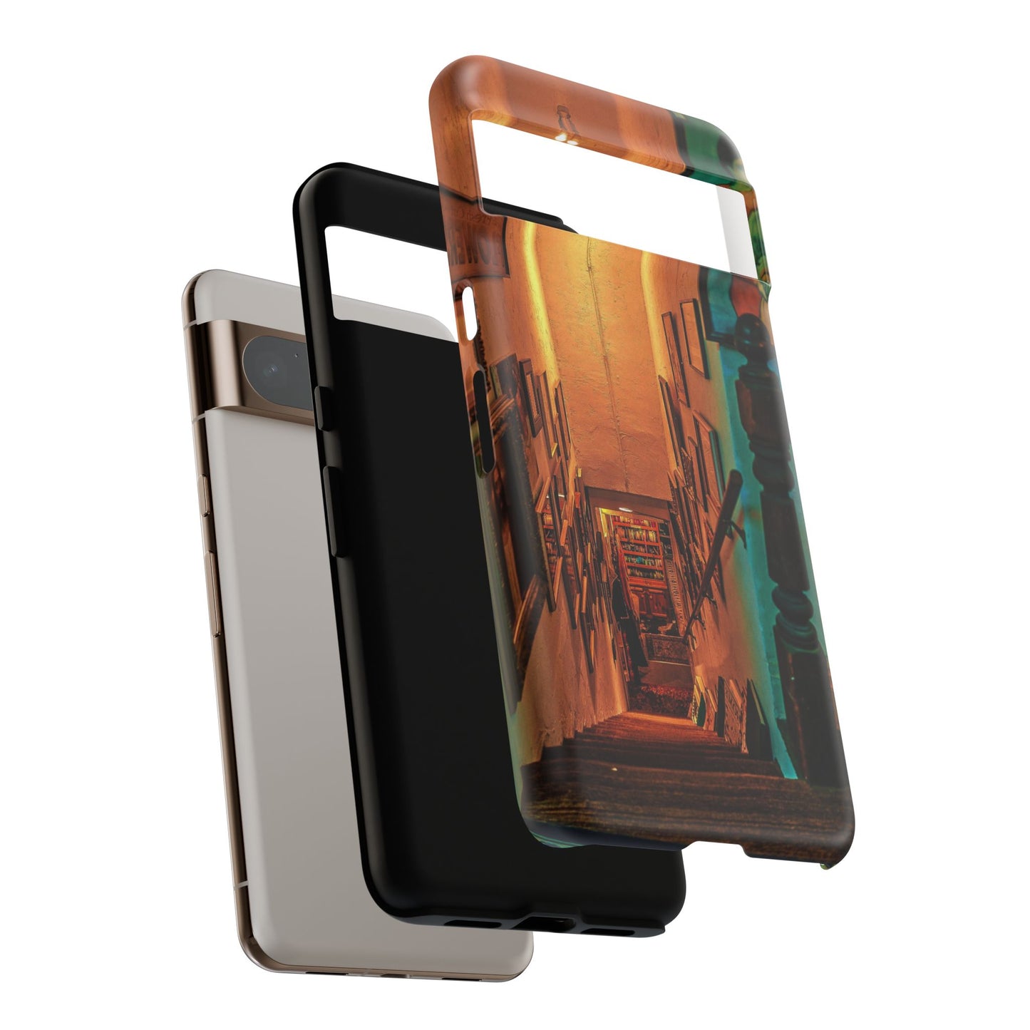 Vintage Gallery Staircase Tough Phone Case--Antique Store Art Phone Cover