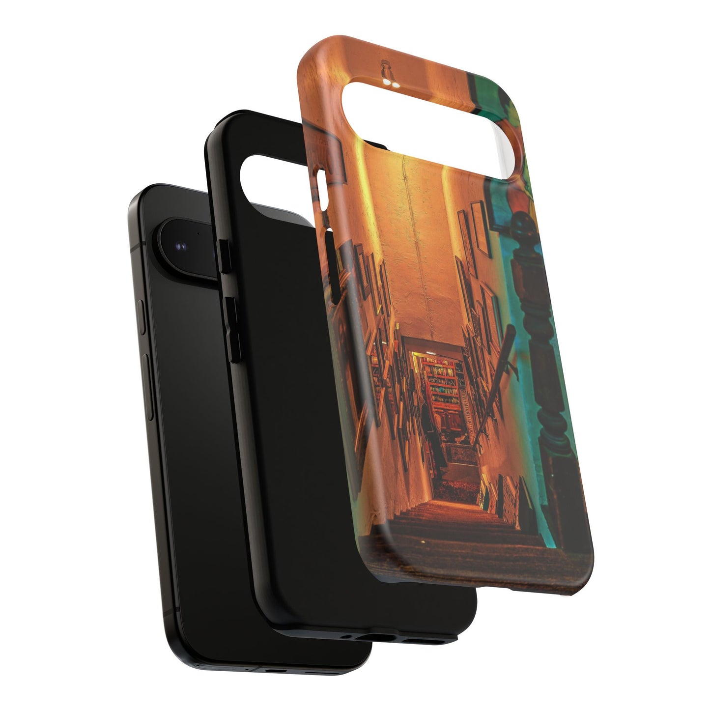 Vintage Gallery Staircase Tough Phone Case--Antique Store Art Phone Cover