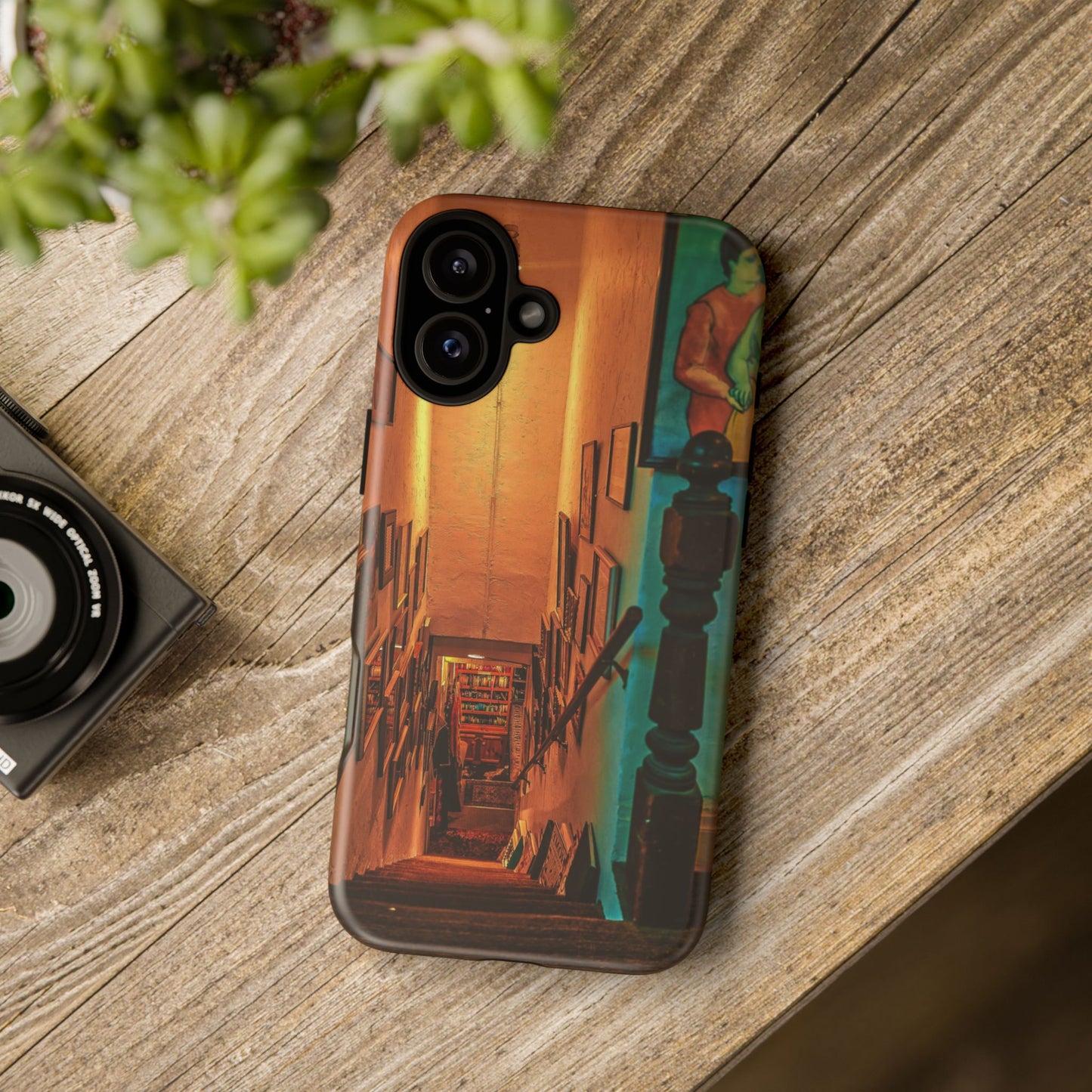 Vintage Gallery Staircase Tough Phone Case--Antique Store Art Phone Cover