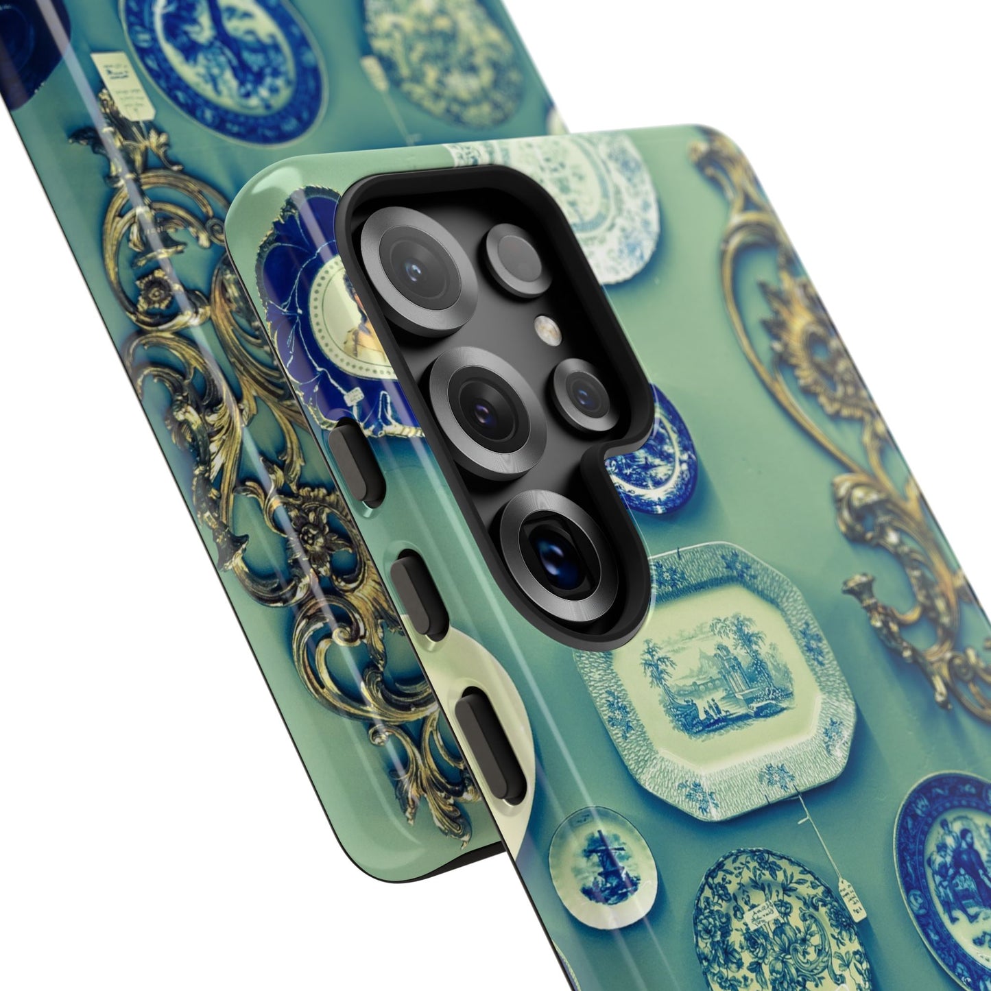 Antique Store Stairwell Phone Case--Vintage Gallery Wall Tough Case