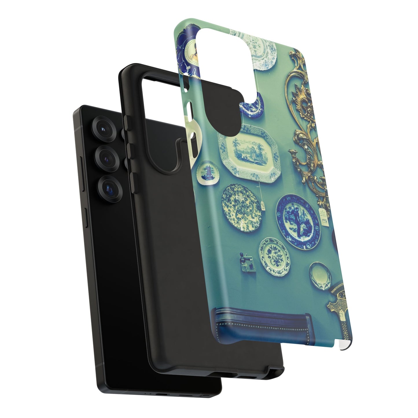 Antique Store Stairwell Phone Case--Vintage Gallery Wall Tough Case