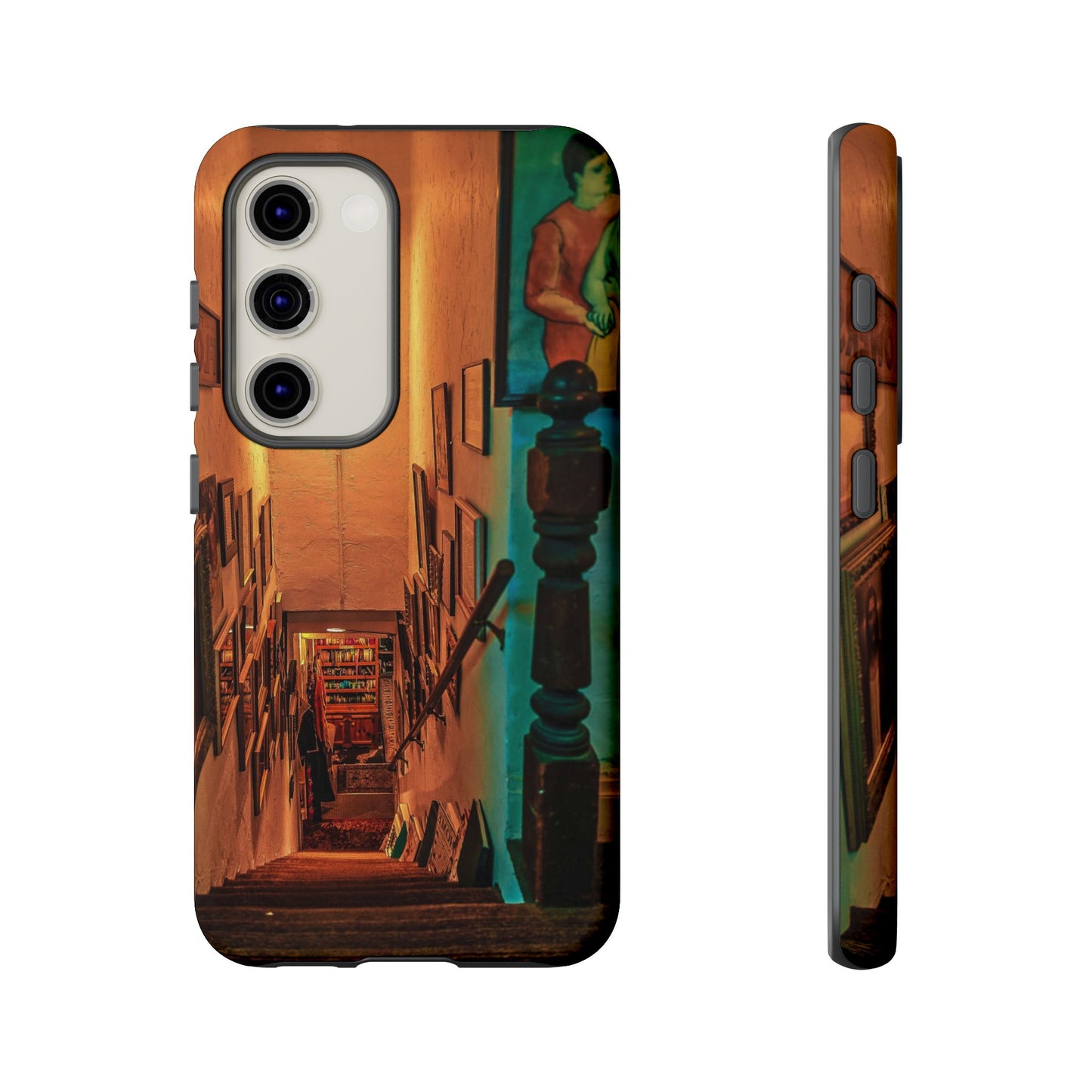 Vintage Gallery Staircase Tough Phone Case--Antique Store Art Phone Cover
