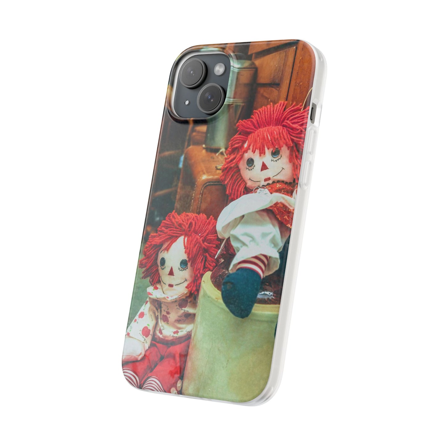 Vintage Doll Phone Cases, Cute Accessory, Gifts for Doll Lovers, Durable Flexi Covers, Fun Phone Protection