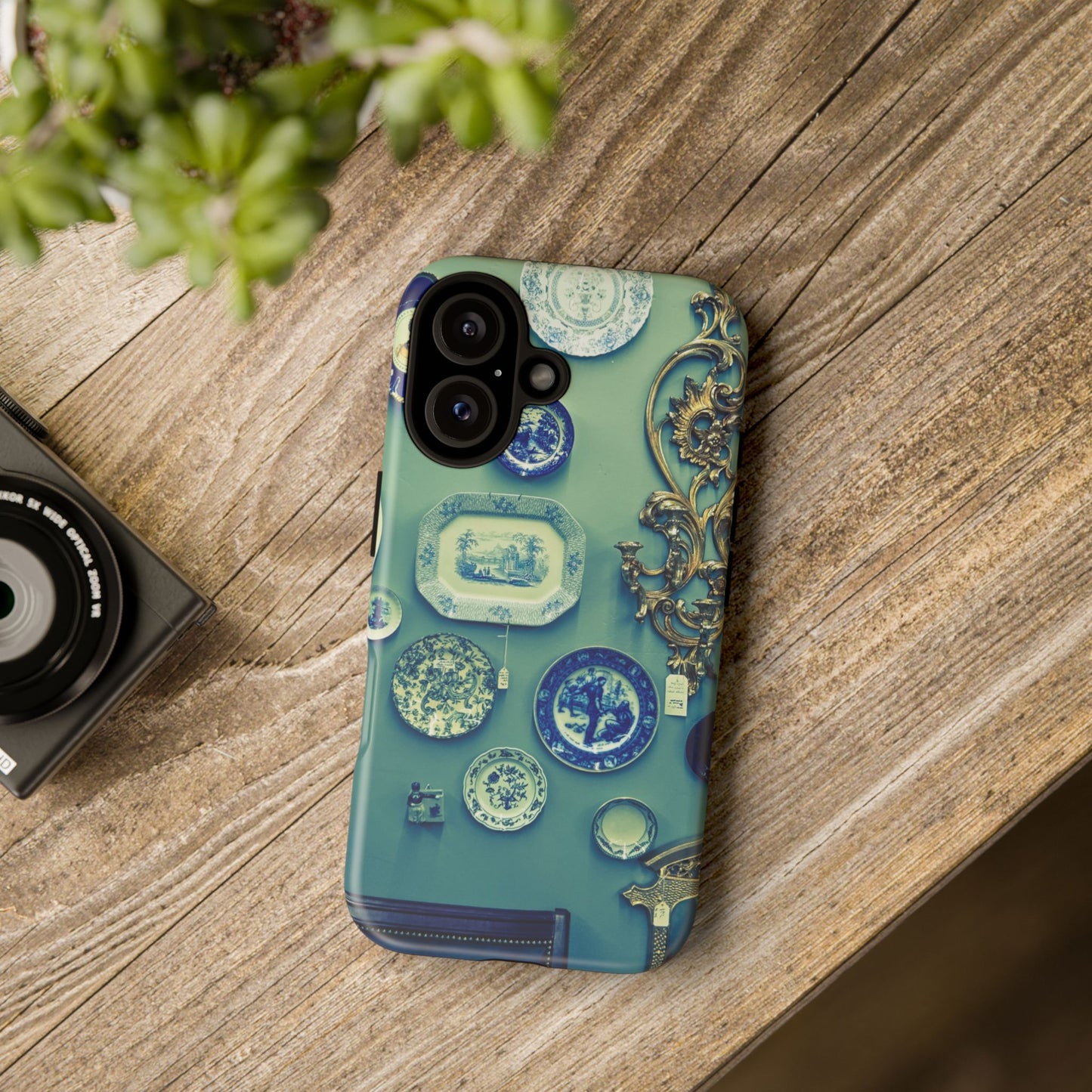 Antique Store Stairwell Phone Case--Vintage Gallery Wall Tough Case