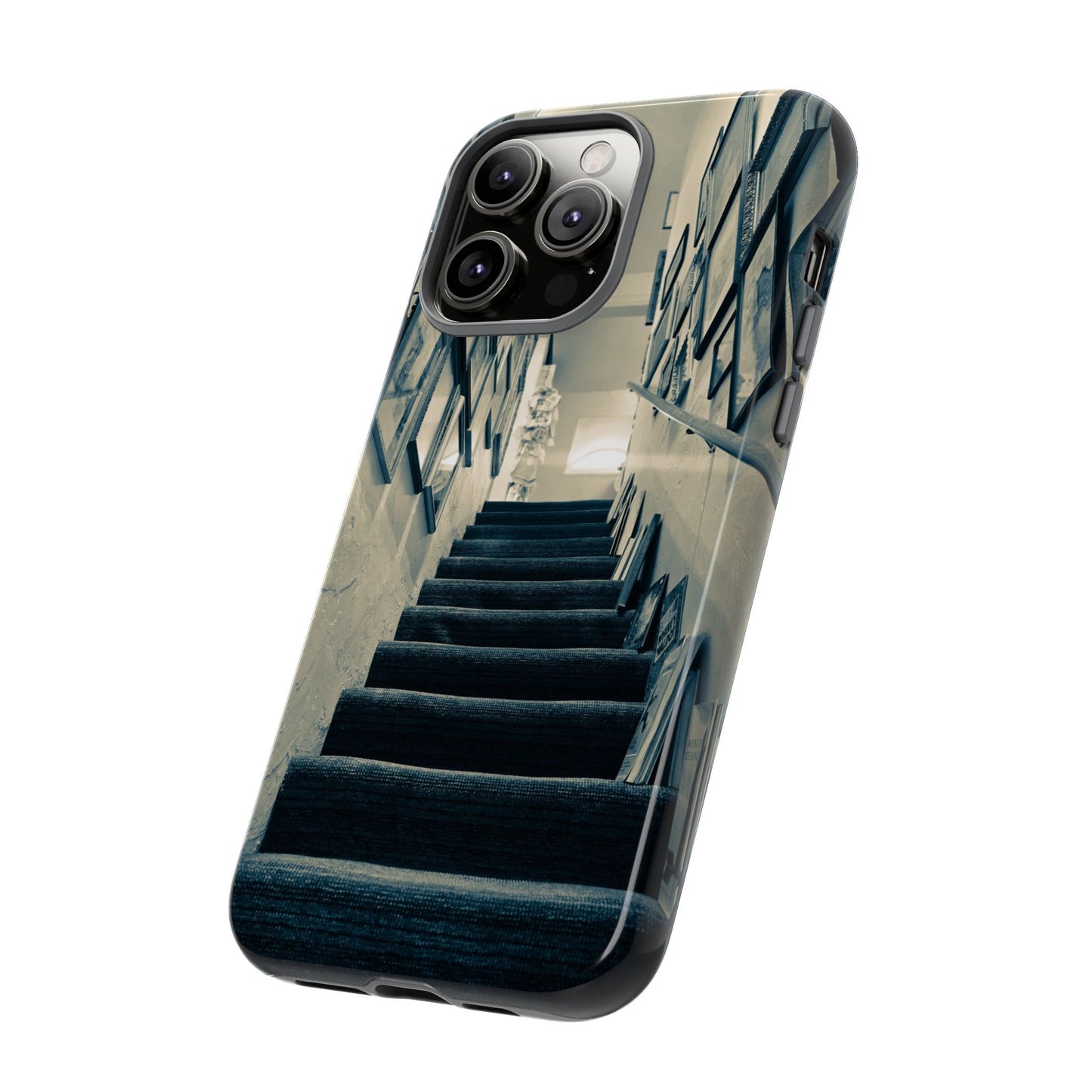 Vintage Boutique Stairway Tough Phone Case, Antique Shop Art Cover for iPhone, Samsung & Google Pixel