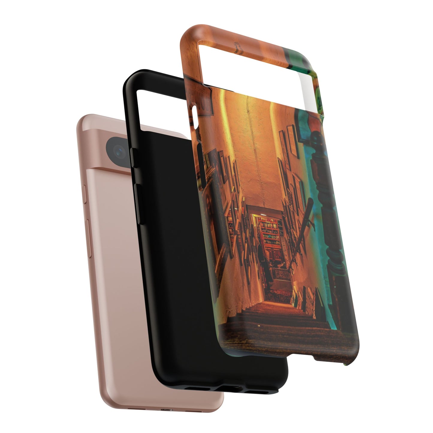 Vintage Gallery Staircase Tough Phone Case--Antique Store Art Phone Cover