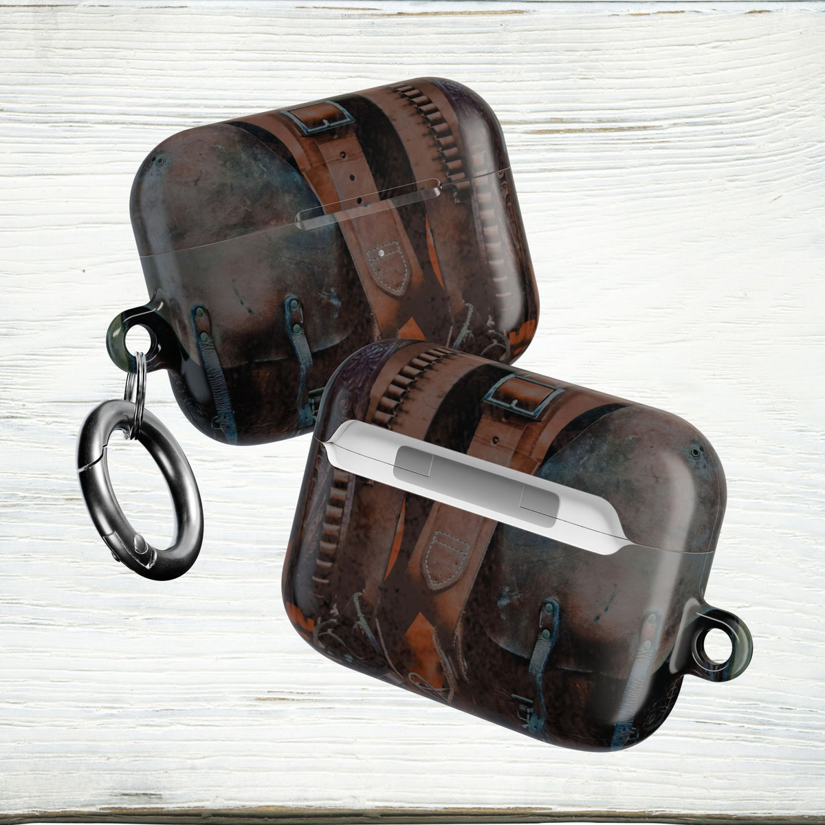 Vintage Western Leather-Look AirPods & AirPods Pro Case – Cowboy Protective Cover