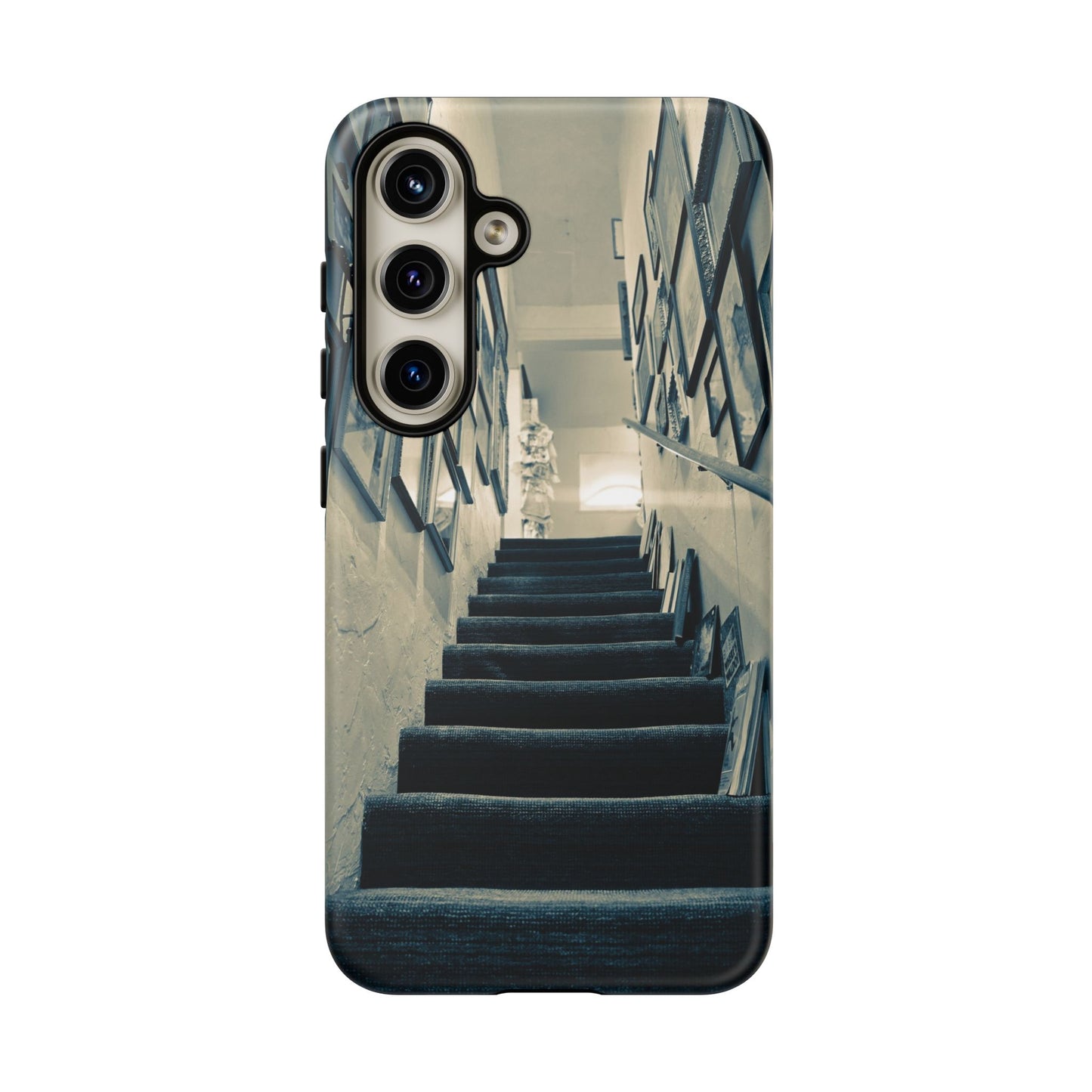 Vintage Boutique Stairway Tough Phone Case, Antique Shop Art Cover for iPhone, Samsung & Google Pixel