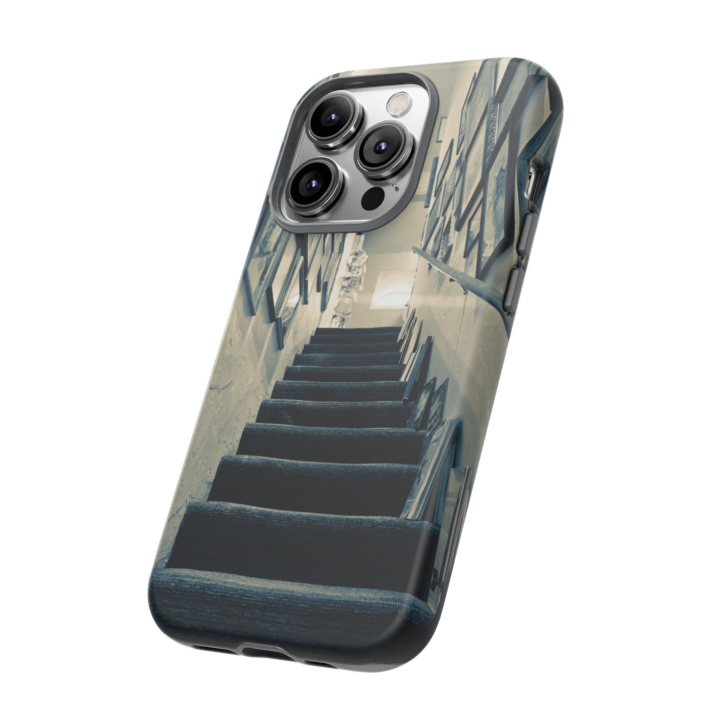 Vintage Boutique Stairway Tough Phone Case, Antique Shop Art Cover for iPhone, Samsung & Google Pixel