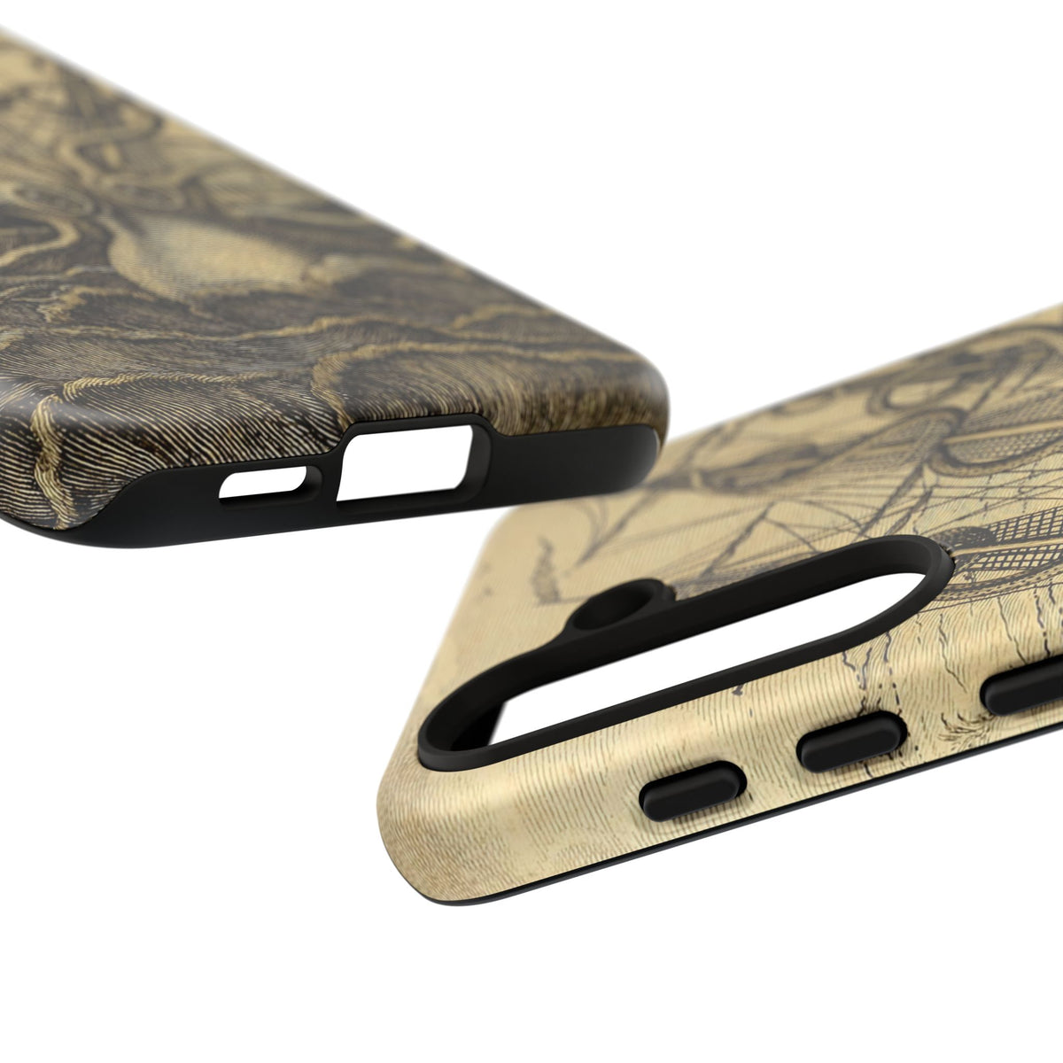 Vintage Kraken Tough Phone Case – Nautical Sea Monster Graphic