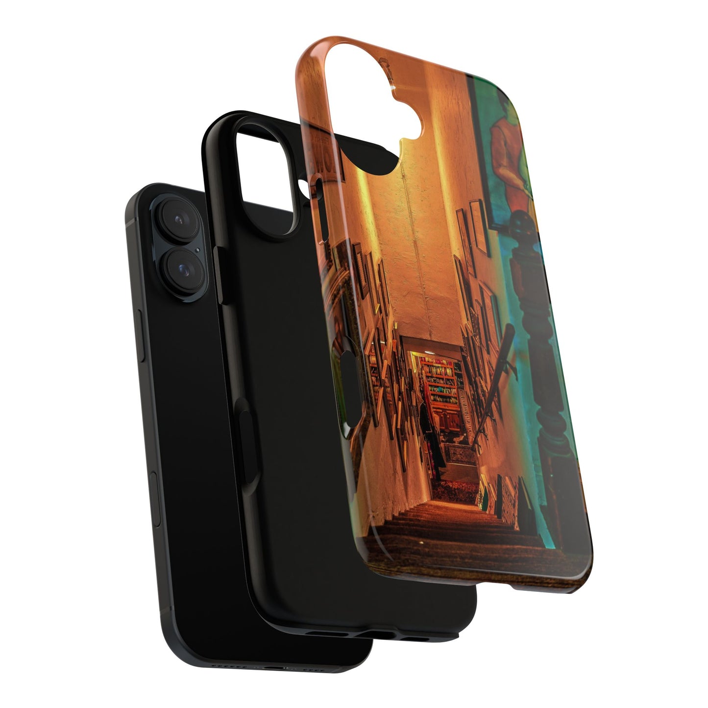 Vintage Gallery Staircase Tough Phone Case--Antique Store Art Phone Cover