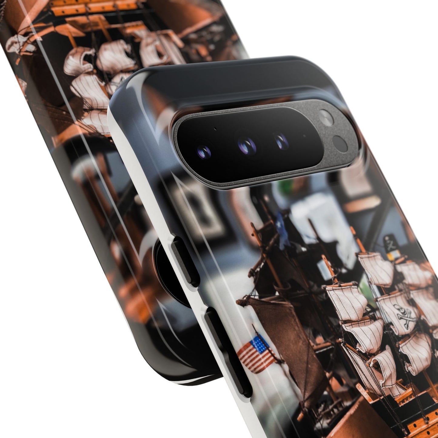 Vintage Ship-Inspired Phone Case, Nautical Design, Tough Phone Cover, Unique Gift for Sea Lovers, Perfect for Summer Adventures