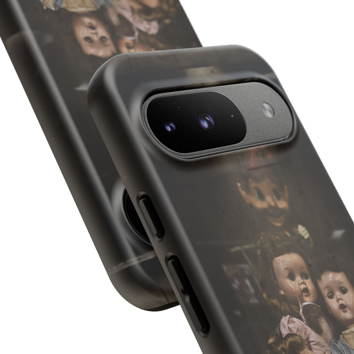 Personalized Creepy Doll Tough Phone Case – Gothic Vintage Graphic