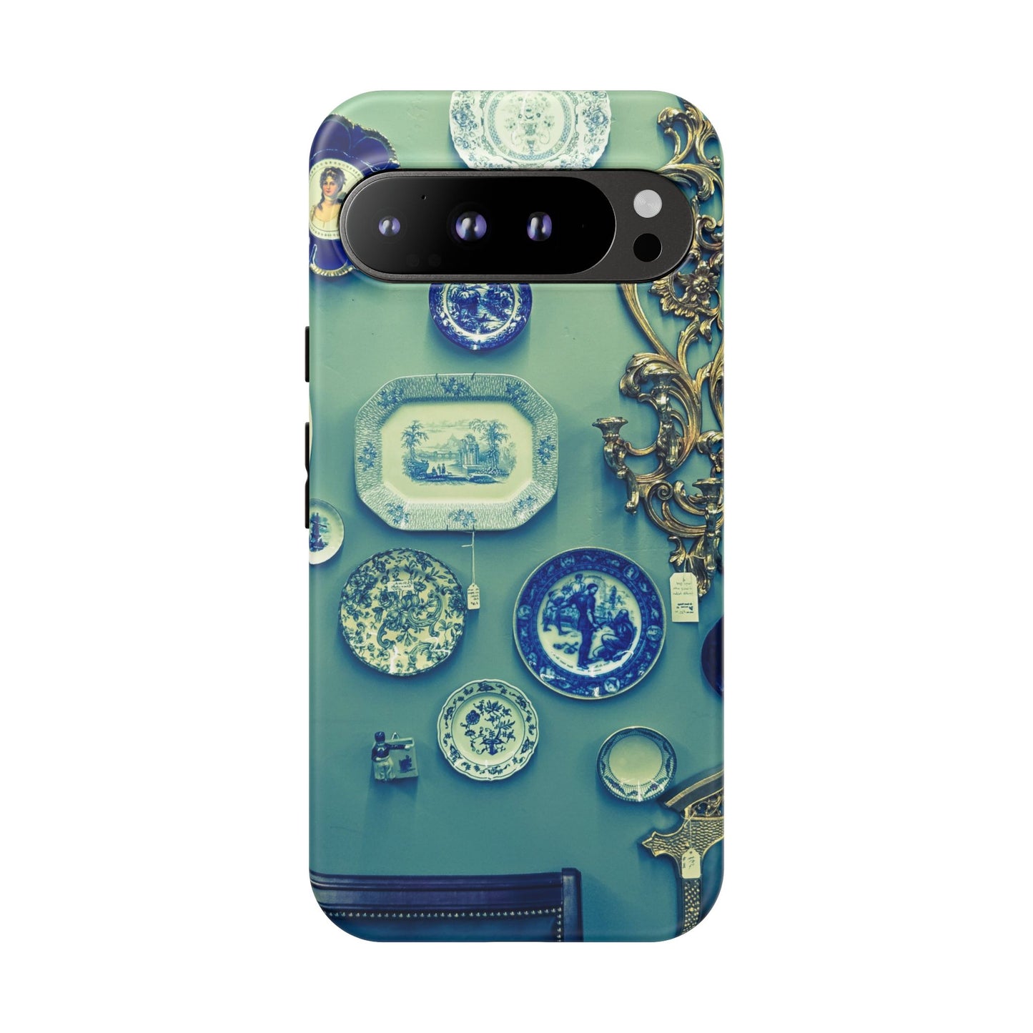 Antique Store Stairwell Phone Case--Vintage Gallery Wall Tough Case