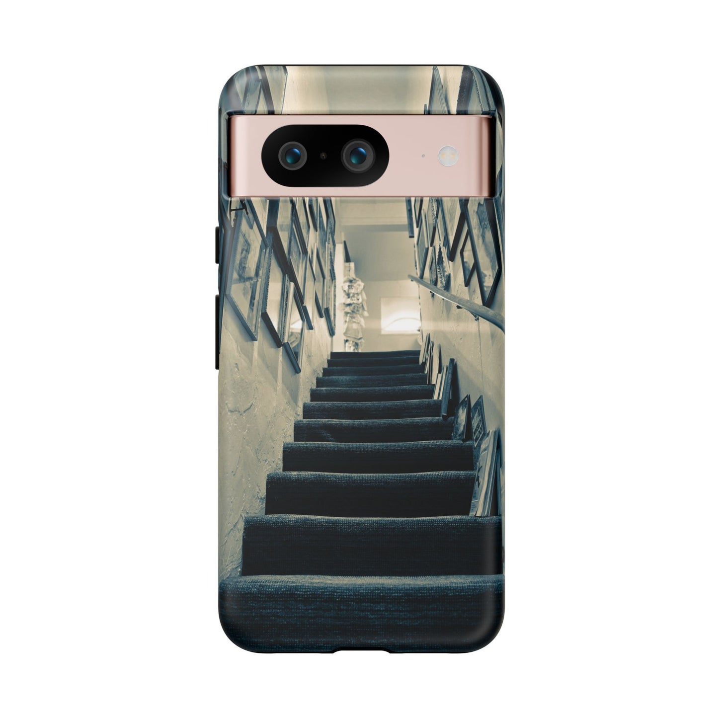 Vintage Boutique Stairway Tough Phone Case, Antique Shop Art Cover for iPhone, Samsung & Google Pixel