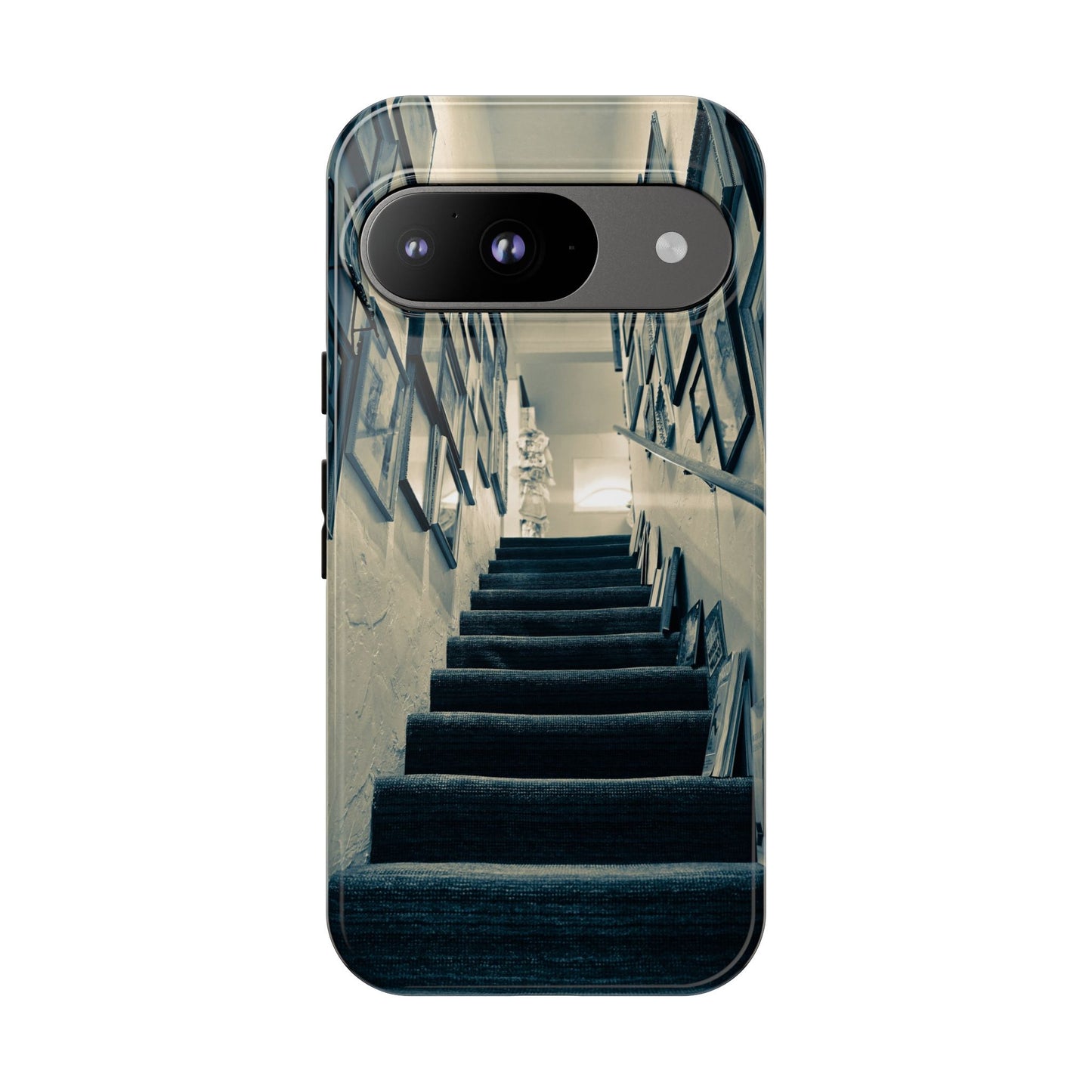 Vintage Style Tough Cases: Artistic Phone Case with Stairway Design, Unique Mobile Cover, Creative Gift for Art Lovers, Stylish Accessory