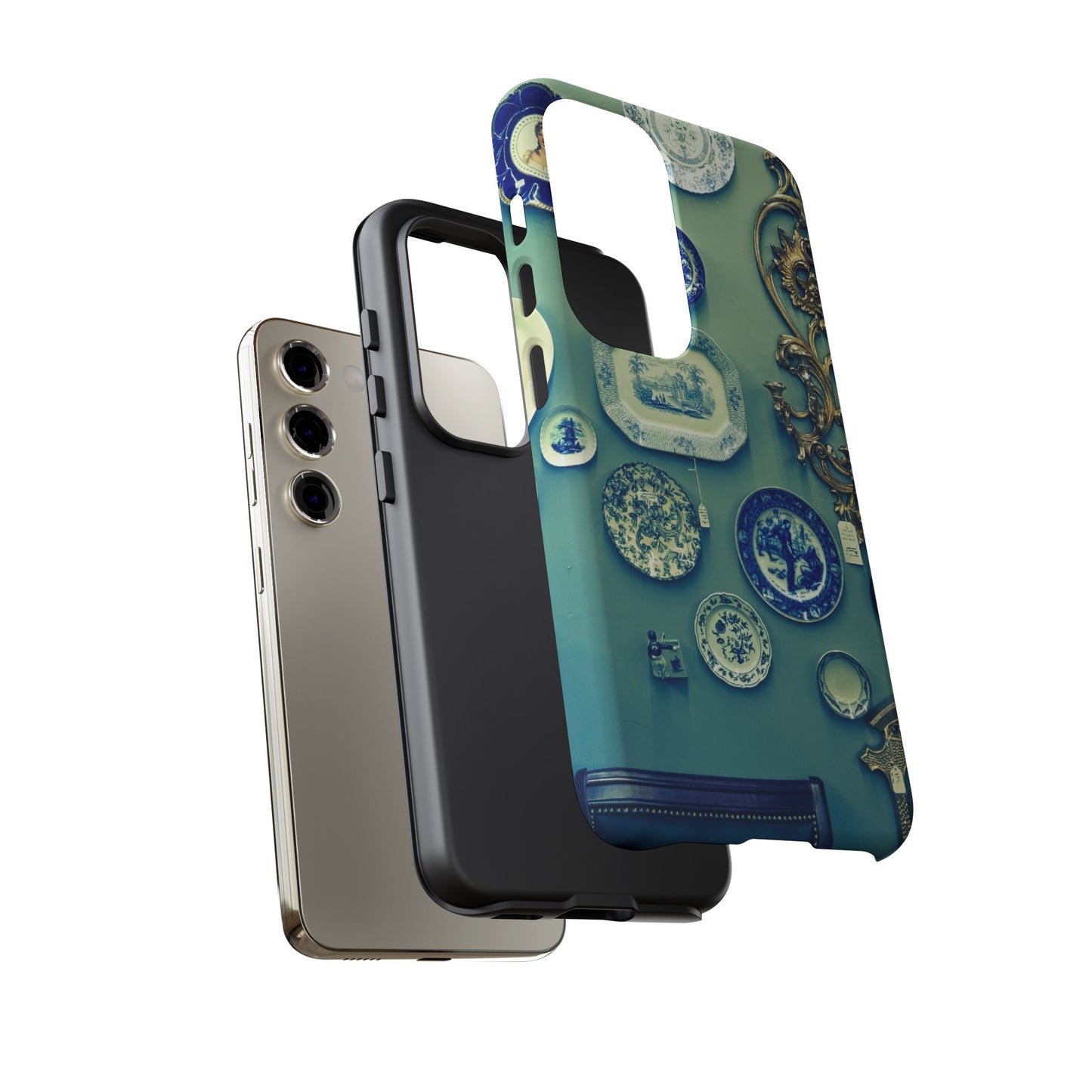 Antique Store Stairwell Phone Case--Vintage Gallery Wall Tough Case