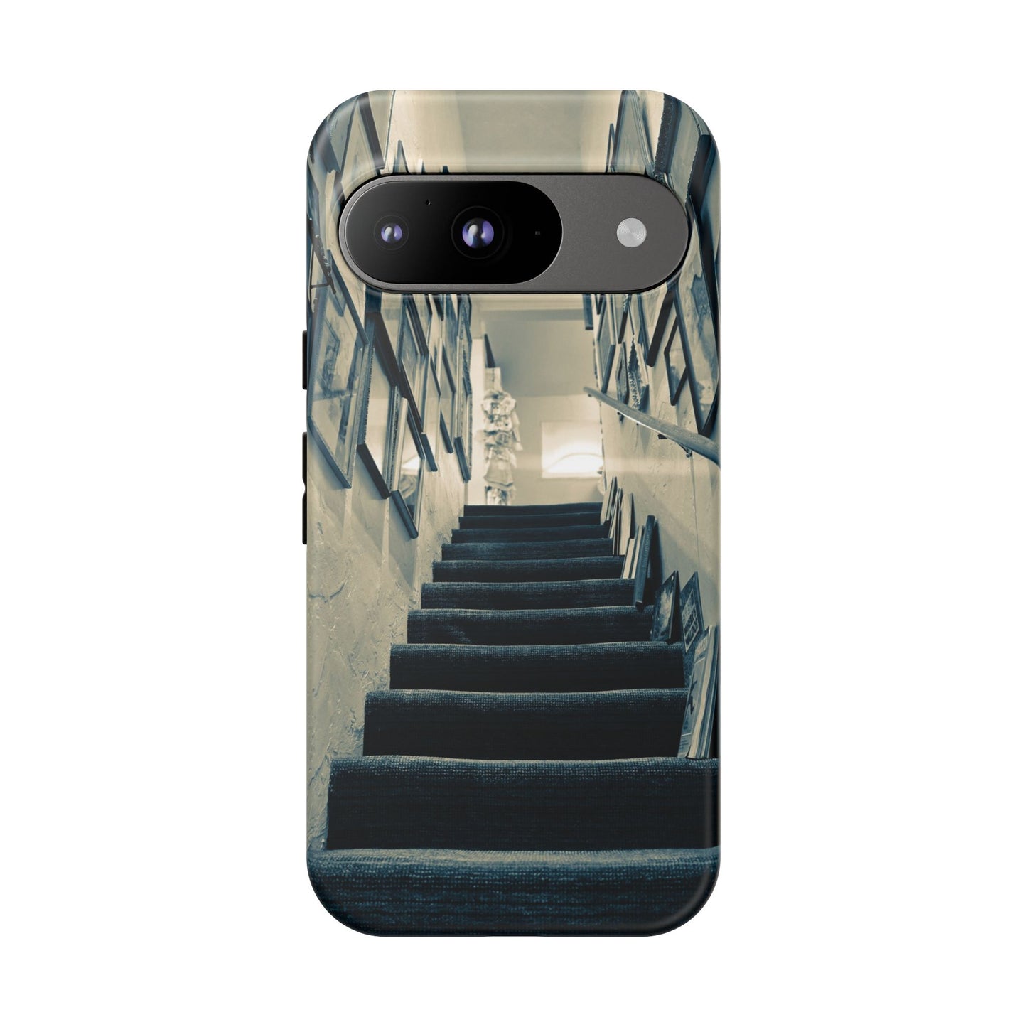 Vintage Boutique Stairway Tough Phone Case, Antique Shop Art Cover for iPhone, Samsung & Google Pixel