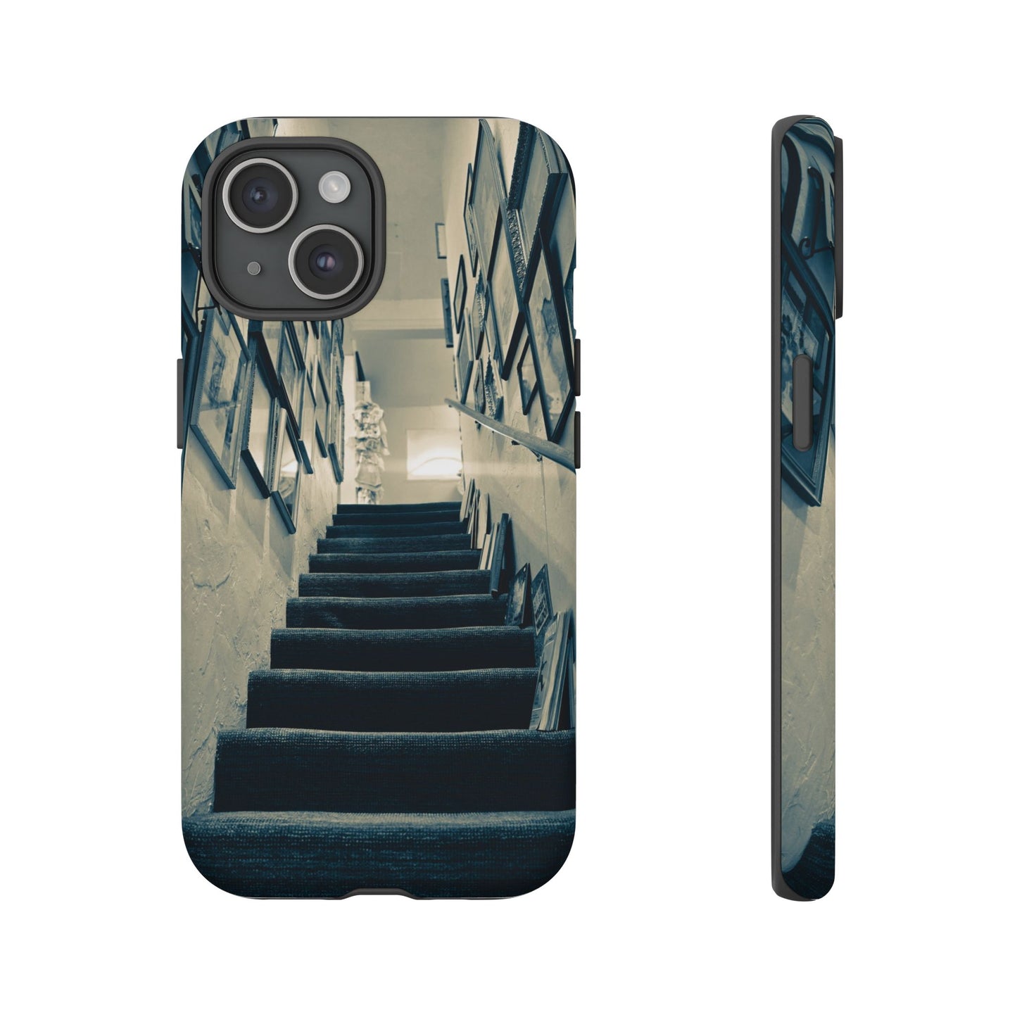 Vintage Boutique Stairway Tough Phone Case, Antique Shop Art Cover for iPhone, Samsung & Google Pixel