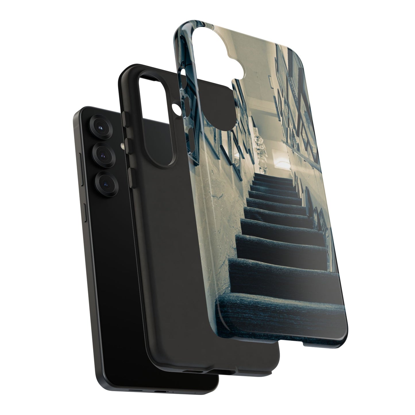 Vintage Boutique Stairway Tough Phone Case, Antique Shop Art Cover for iPhone, Samsung & Google Pixel