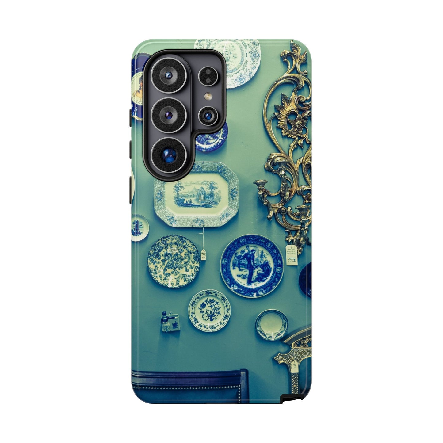 Antique Store Stairwell Phone Case--Vintage Gallery Wall Tough Case