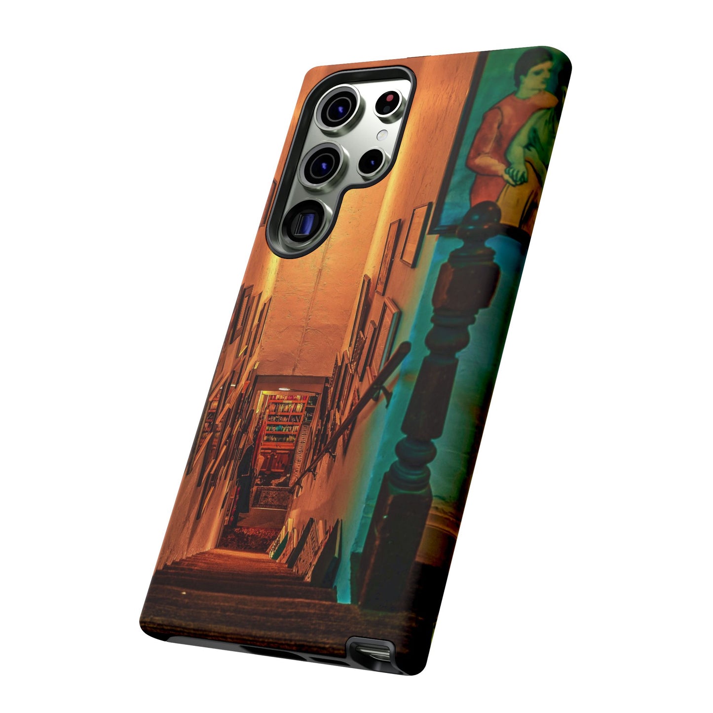 Vintage Gallery Staircase Tough Phone Case--Antique Store Art Phone Cover
