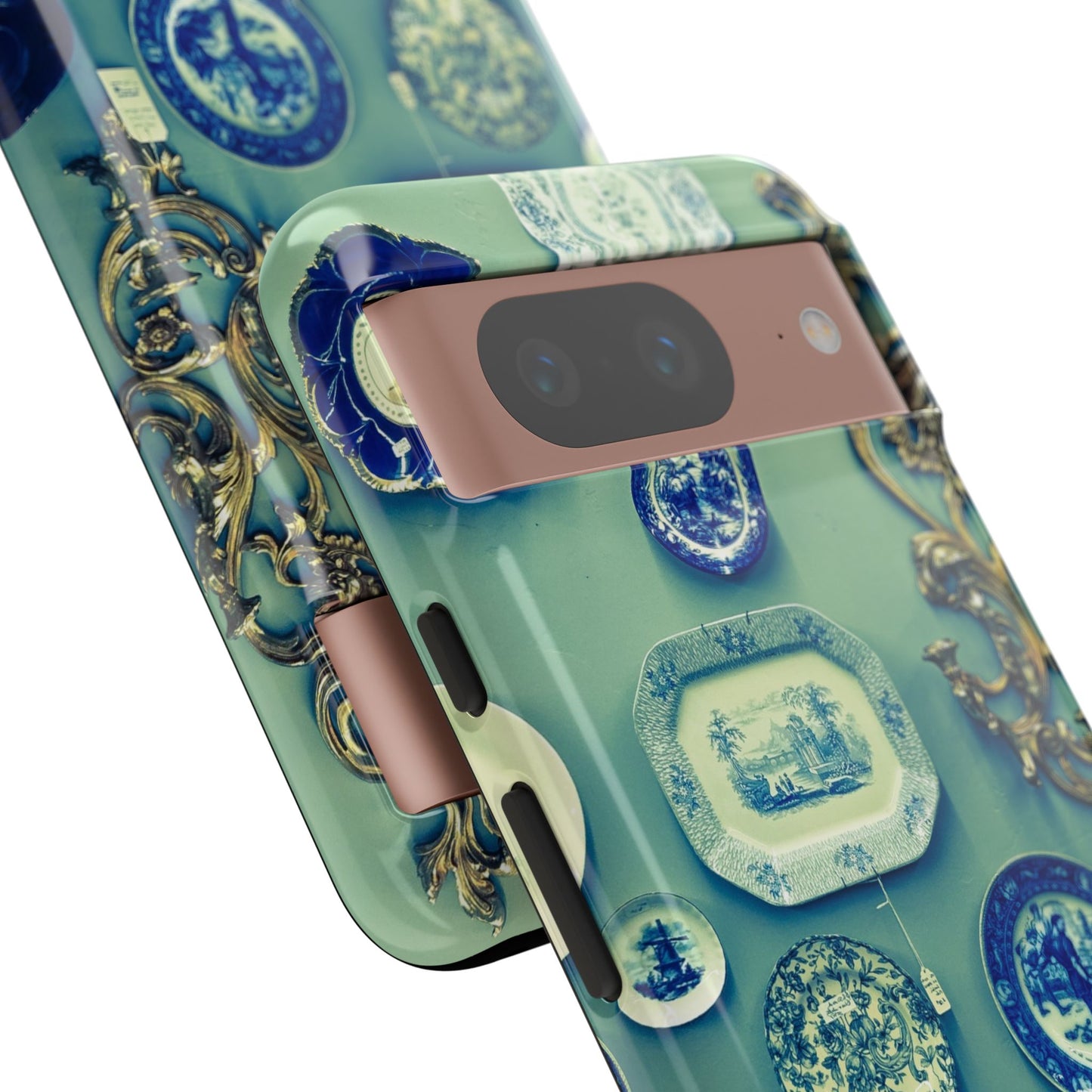 Antique Store Stairwell Phone Case--Vintage Gallery Wall Tough Case