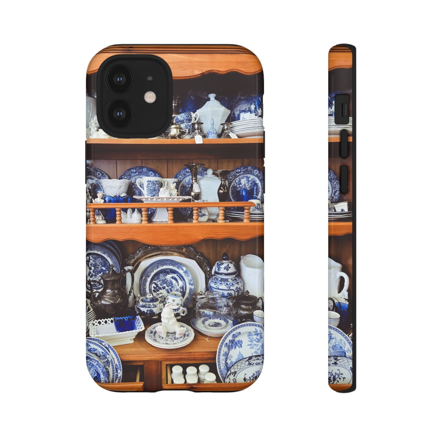 Blue & White Curio Charm Tough Phone Case. Classic China-Inspired Design with Timeless Elegance for Your iPhone, Samsung, or Google Pixel