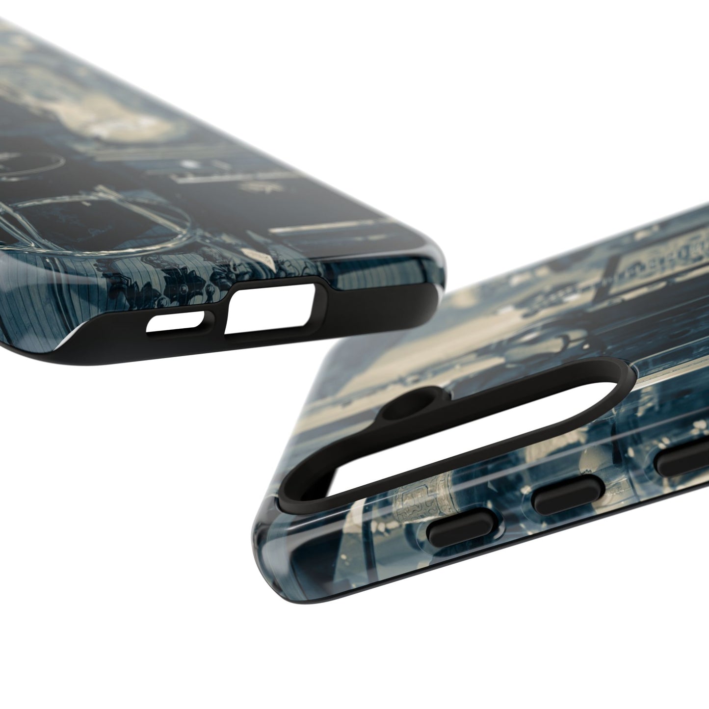 Guitar Vintage Phone Case, Tough Cases, Music Lover Gift, Rock & Roll Accessories, Unique Guitar Artwork, Phone Protection