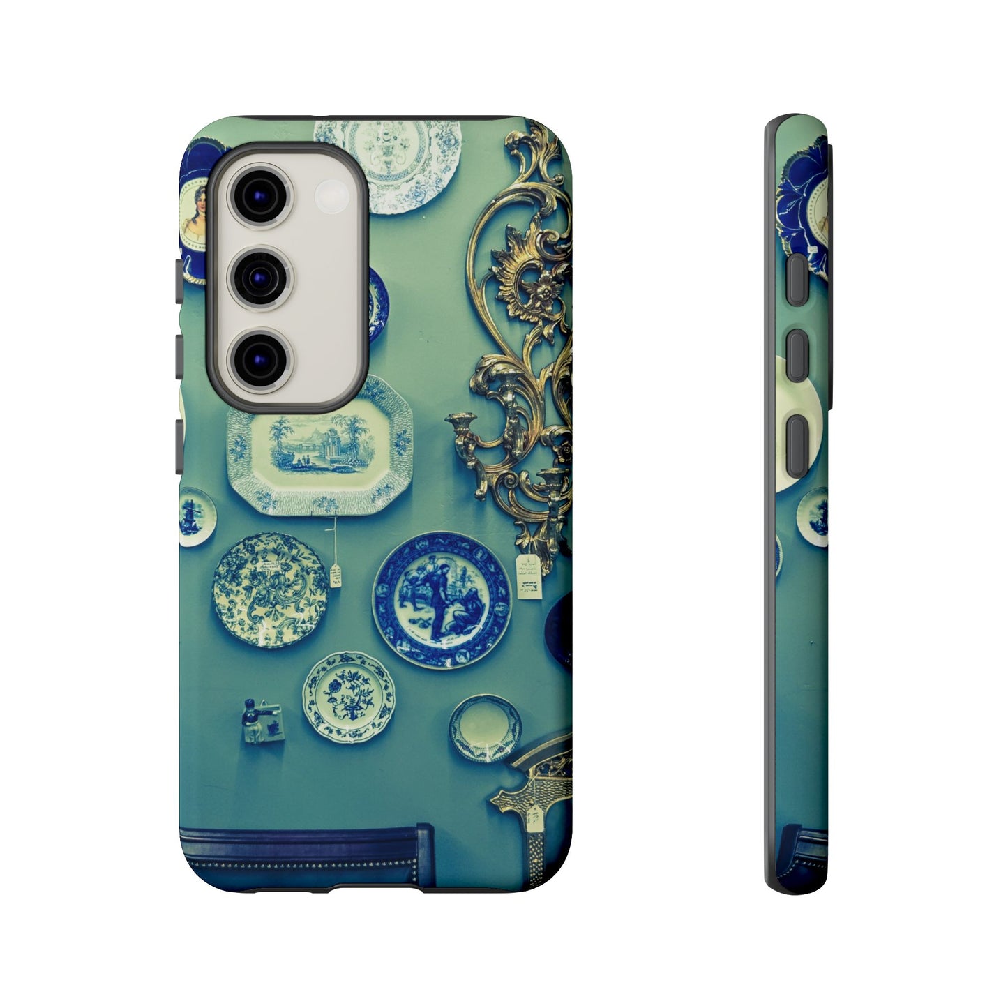 Antique Store Stairwell Phone Case--Vintage Gallery Wall Tough Case