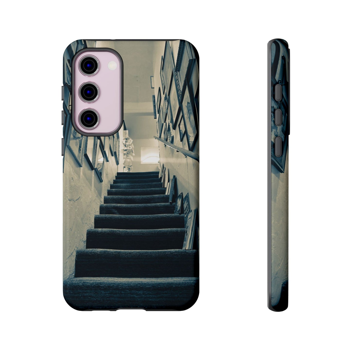 Vintage Boutique Stairway Tough Phone Case, Antique Shop Art Cover for iPhone, Samsung & Google Pixel