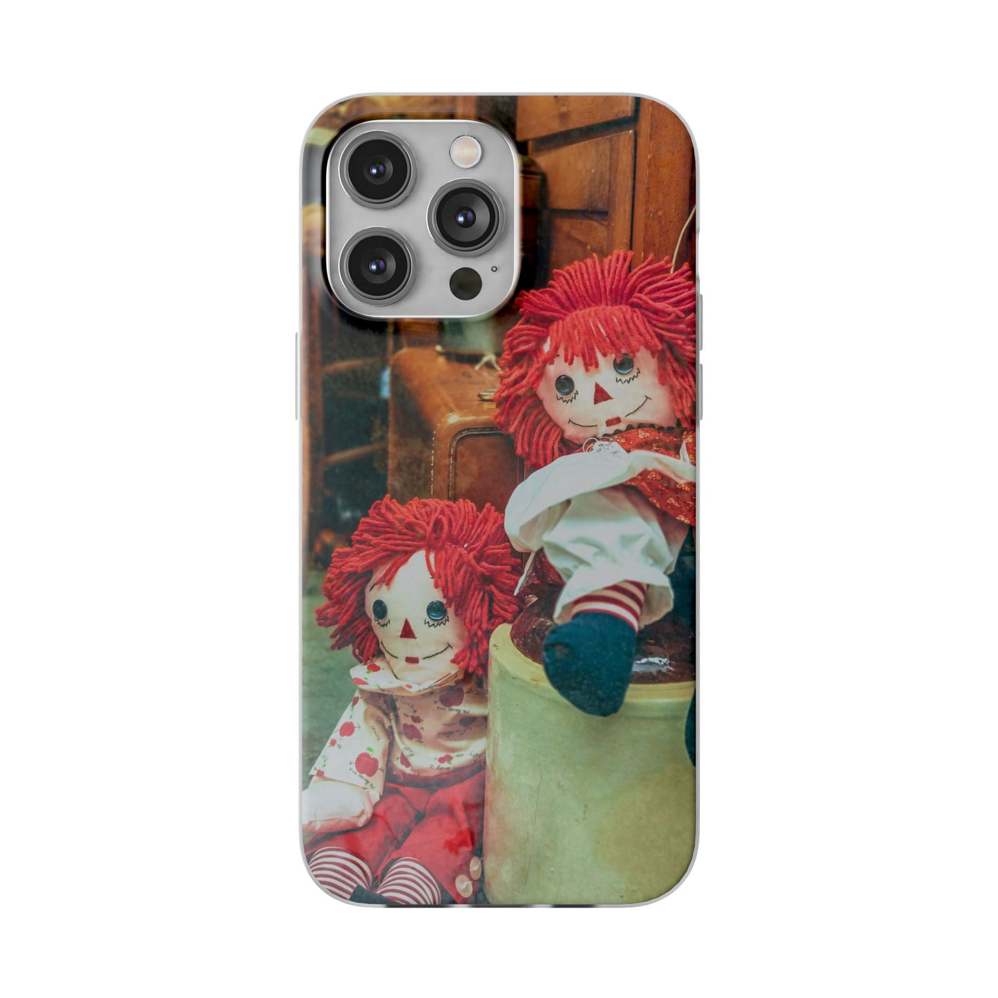 Vintage Doll Phone Cases, Cute Accessory, Gifts for Doll Lovers, Durable Flexi Covers, Fun Phone Protection