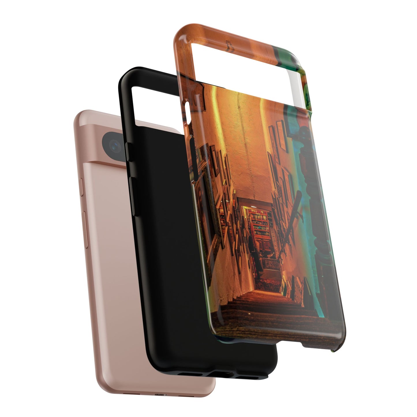 Vintage Gallery Staircase Tough Phone Case--Antique Store Art Phone Cover