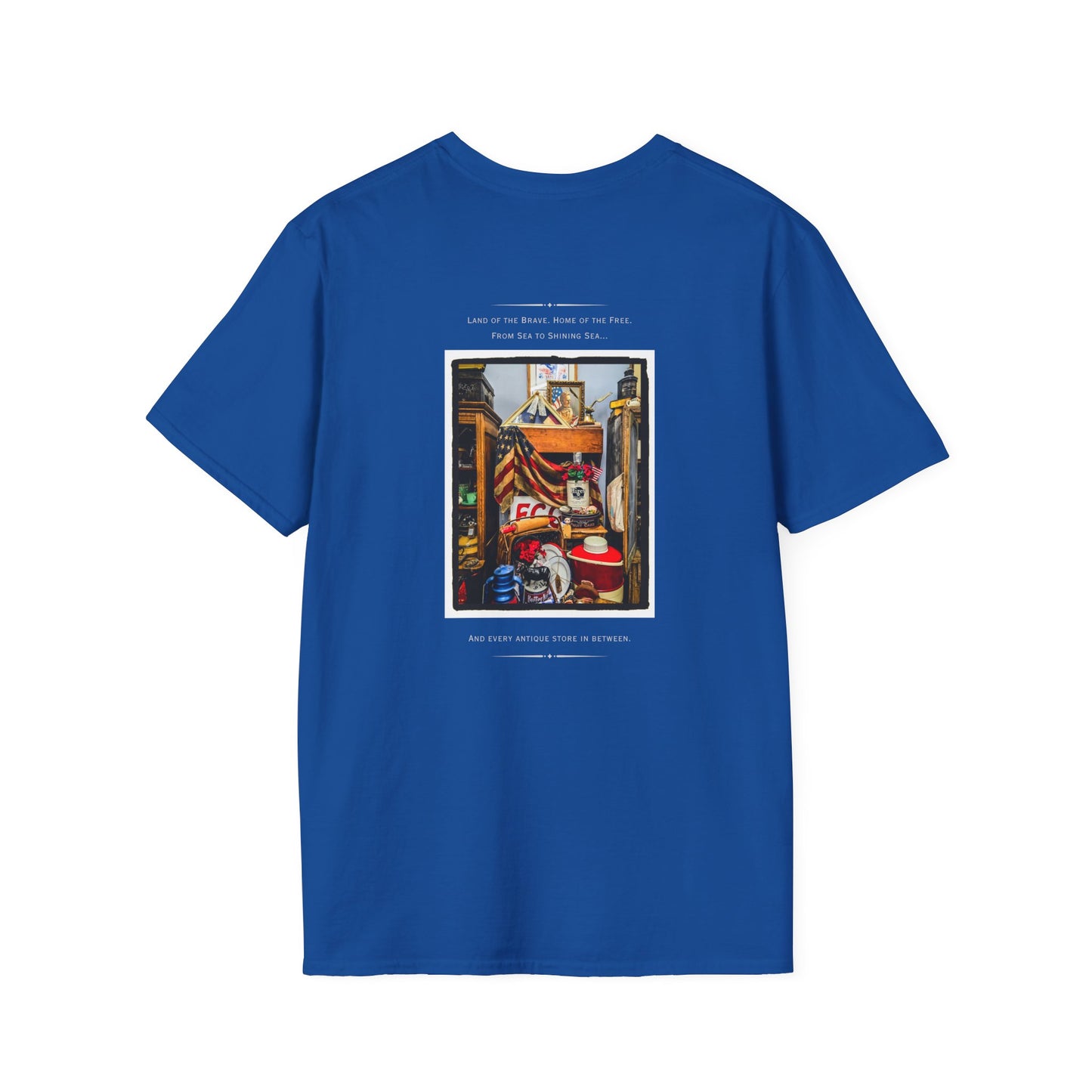 Patriotic Vintage Lover Shirt, Vibrant Unisex Softstyle T-Shirt with Artistic Design | Perfect for Casual Wear, Gifts, Festivals, and more