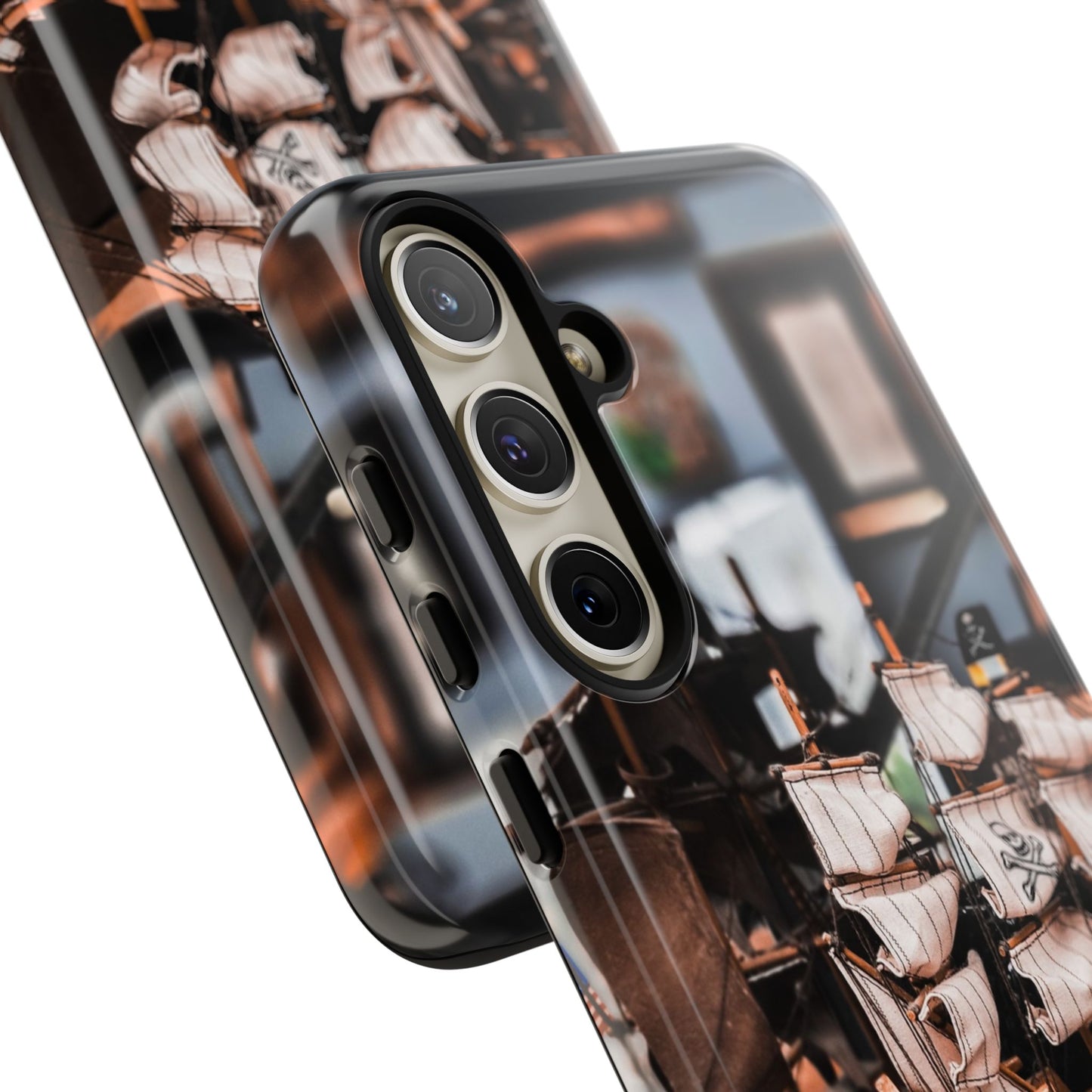 Vintage Ship-Inspired Phone Case, Nautical Design, Tough Phone Cover, Unique Gift for Sea Lovers, Perfect for Summer Adventures