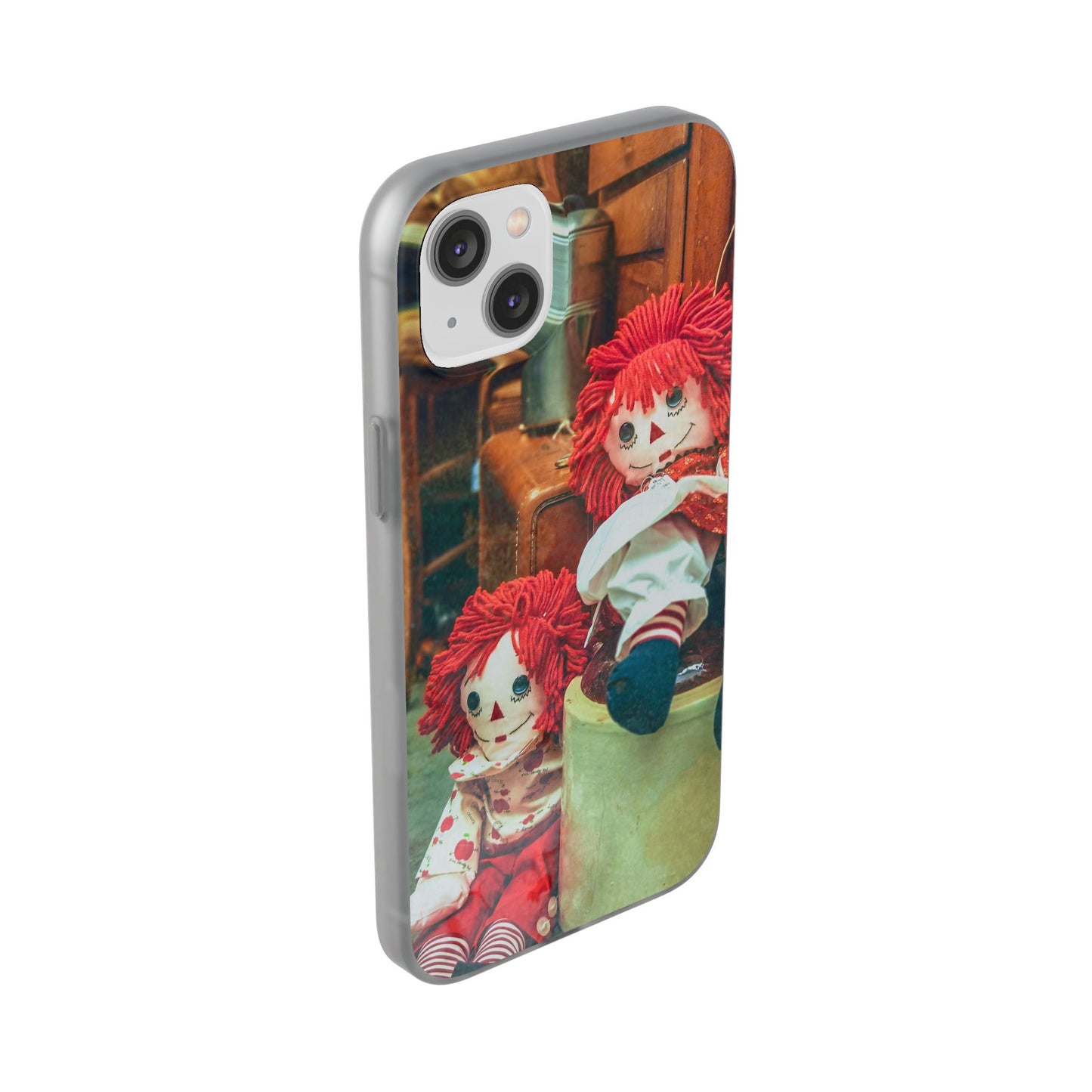 Vintage Doll Phone Cases, Cute Accessory, Gifts for Doll Lovers, Durable Flexi Covers, Fun Phone Protection