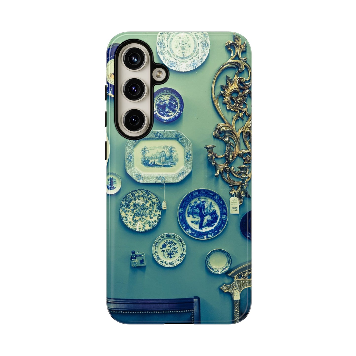Antique Store Stairwell Phone Case--Vintage Gallery Wall Tough Case