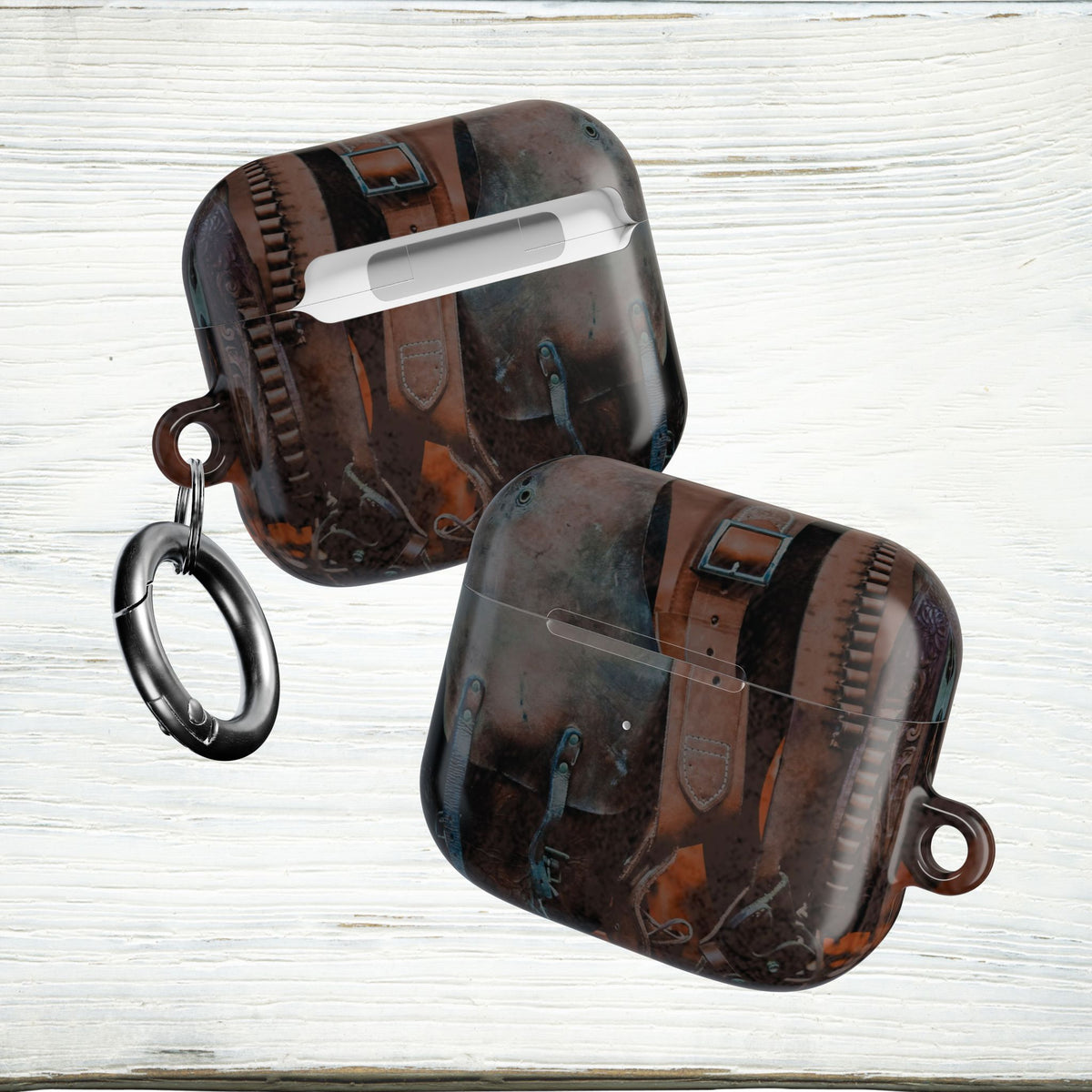 Vintage Western Leather-Look AirPods & AirPods Pro Case – Cowboy Protective Cover