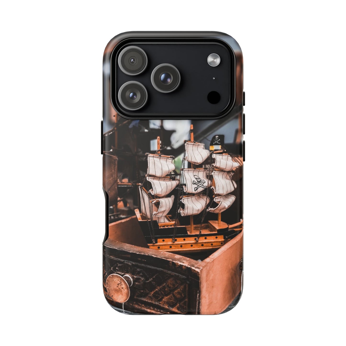 Vintage Ship-Inspired Phone Case, Nautical Design, Tough Phone Cover, Unique Gift for Sea Lovers, Perfect for Summer Adventures