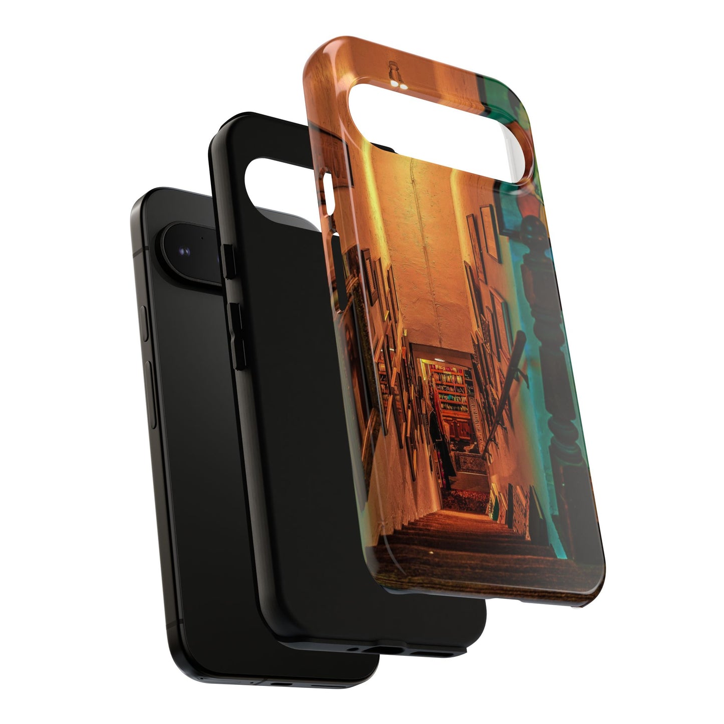 Vintage Gallery Staircase Tough Phone Case--Antique Store Art Phone Cover