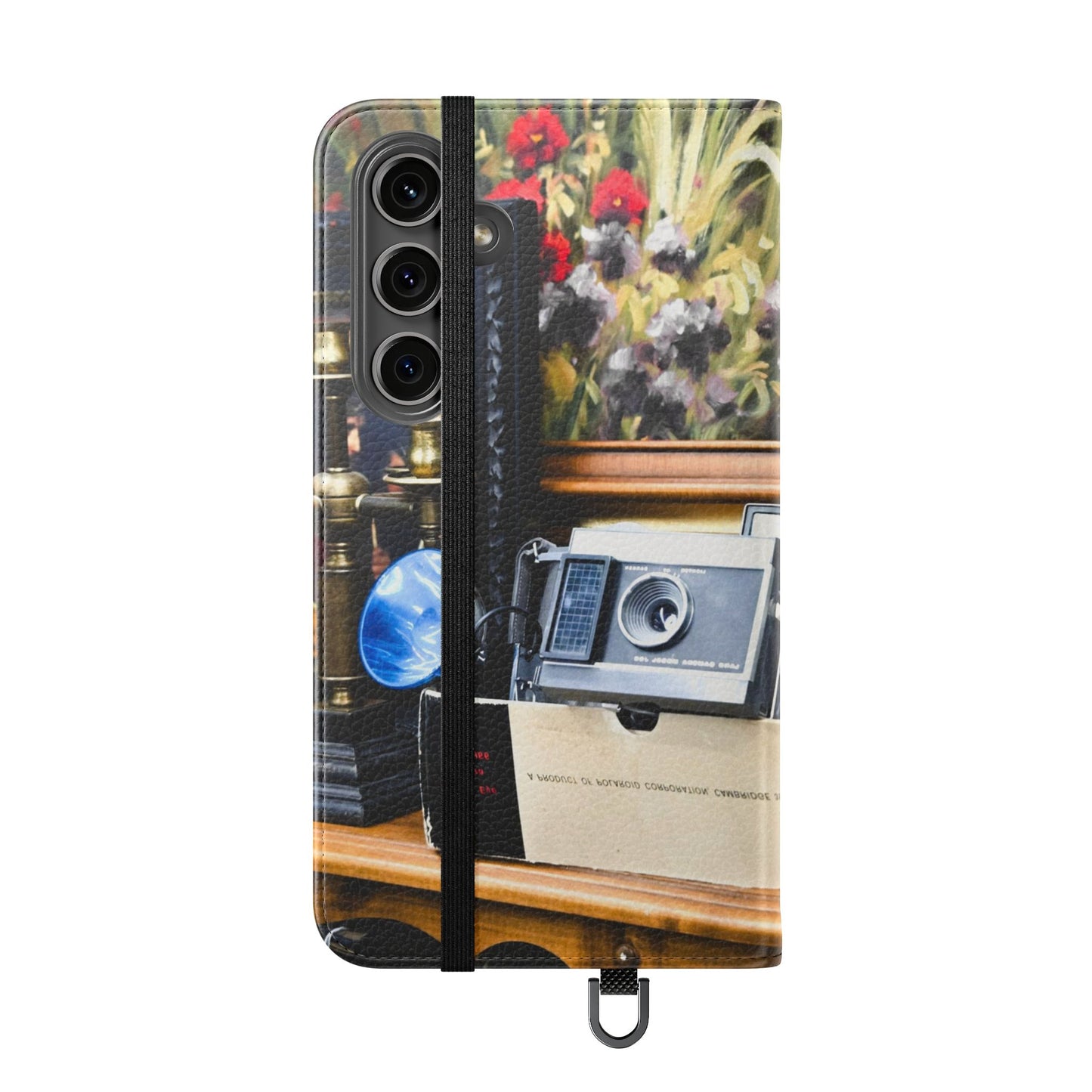 Vintage Camera Flip Case - Retro Style Phone Wallet Cover