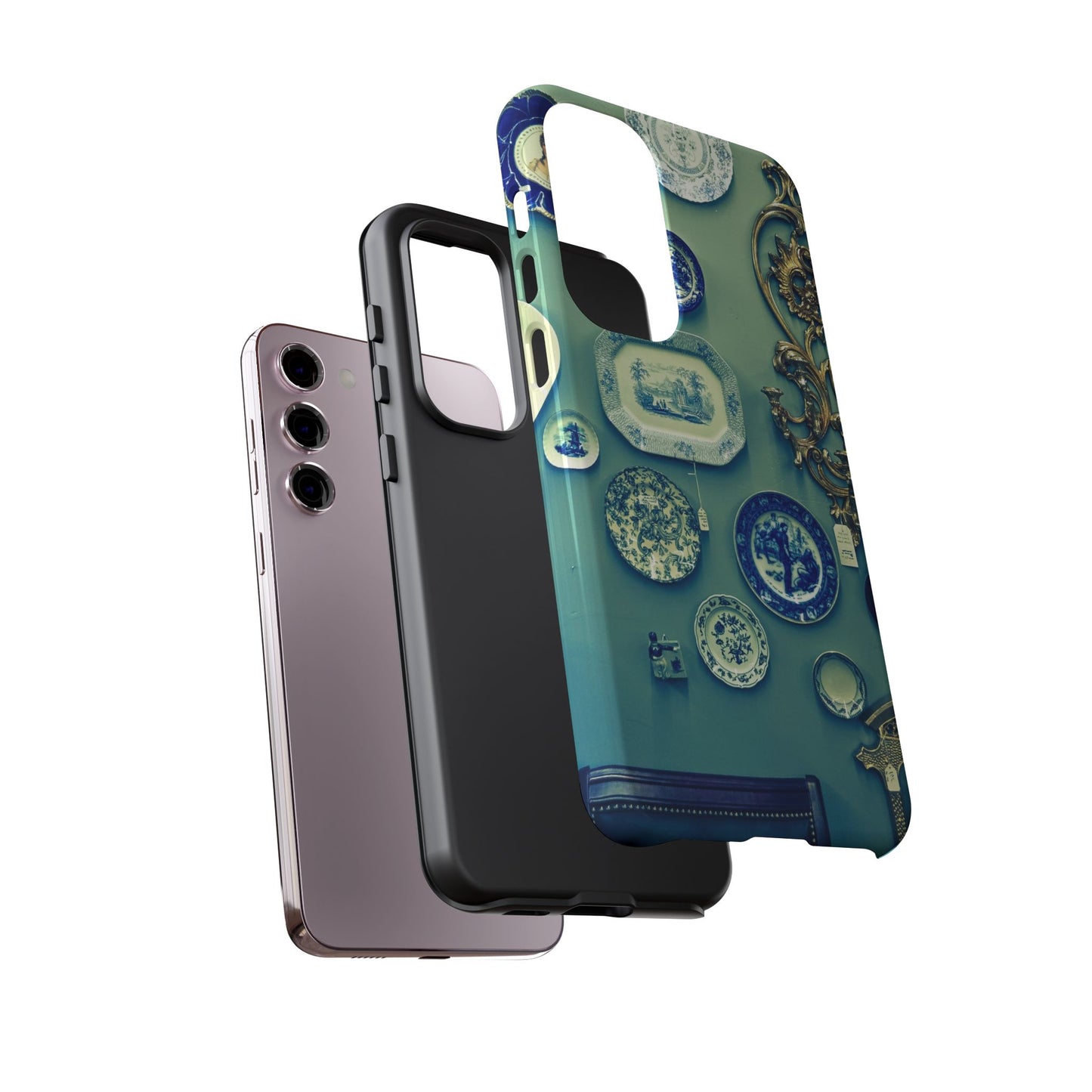 Antique Store Stairwell Phone Case--Vintage Gallery Wall Tough Case