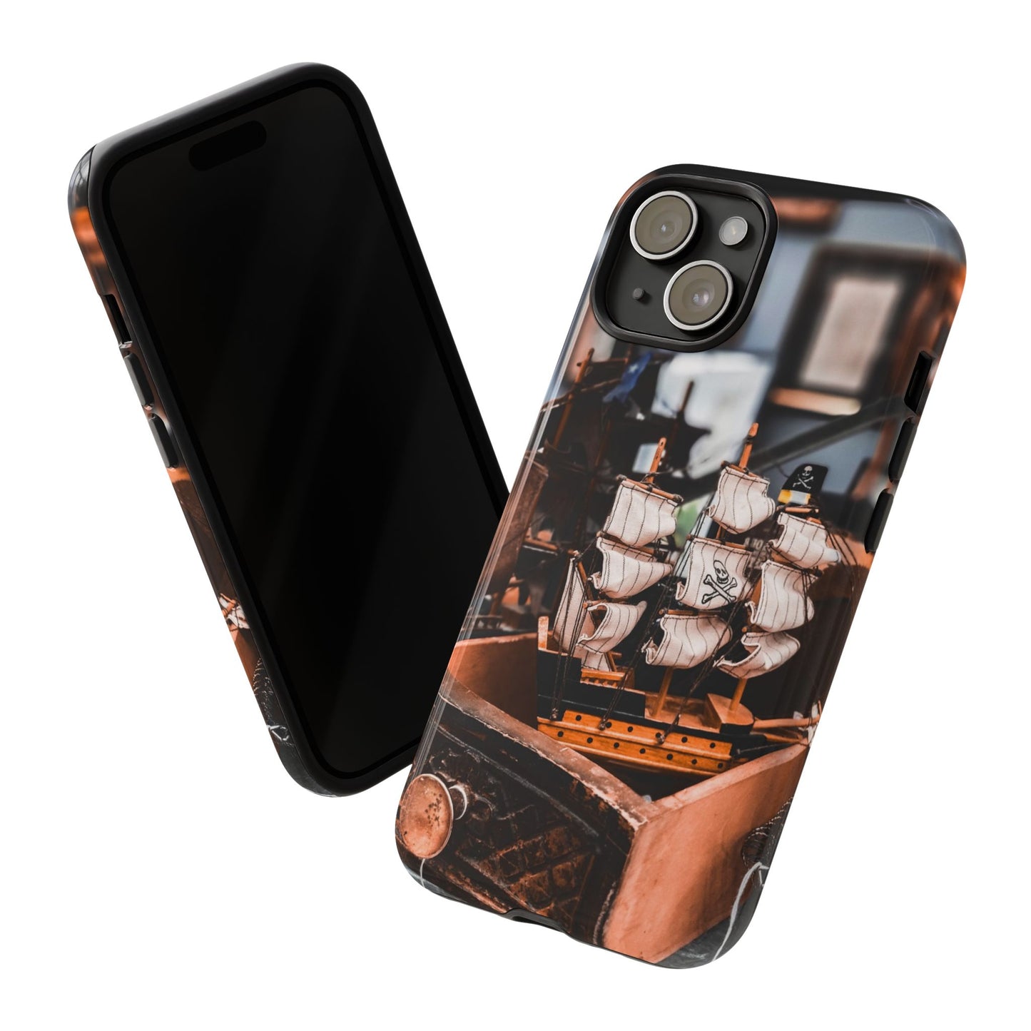 Vintage Ship-Inspired Phone Case, Nautical Design, Tough Phone Cover, Unique Gift for Sea Lovers, Perfect for Summer Adventures