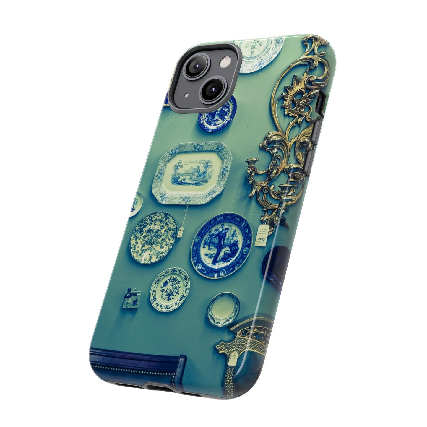 Antique Store Stairwell Phone Case--Vintage Gallery Wall Tough Case