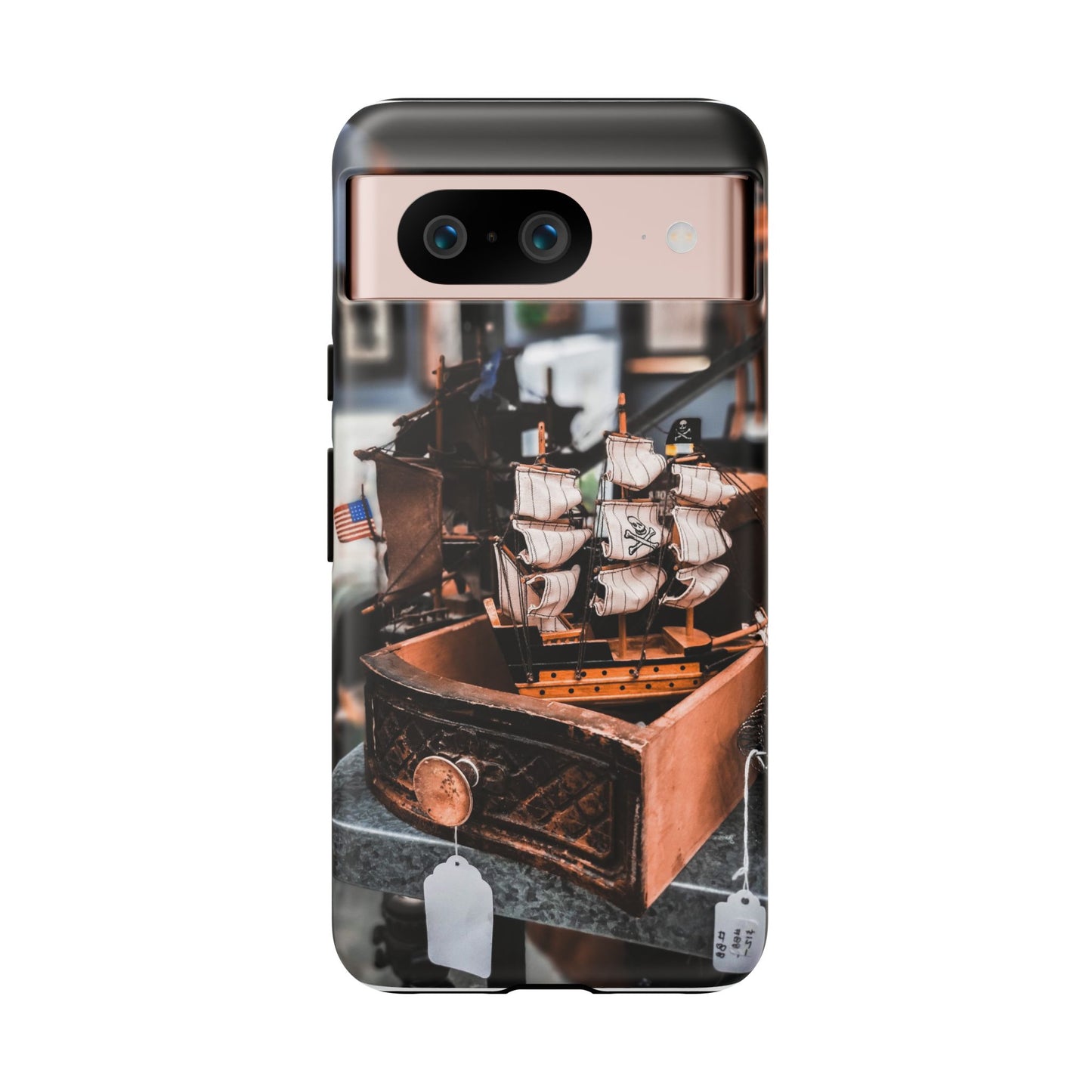 Vintage Ship-Inspired Phone Case, Nautical Design, Tough Phone Cover, Unique Gift for Sea Lovers, Perfect for Summer Adventures