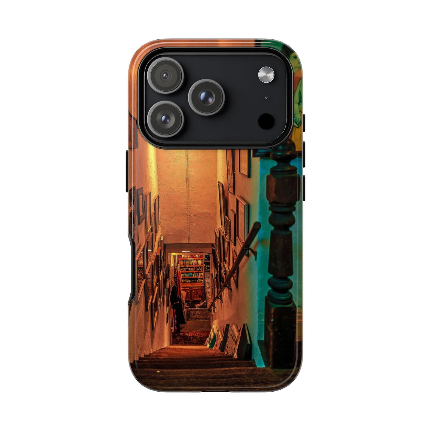 Vintage Gallery Staircase Tough Phone Case--Antique Store Art Phone Cover