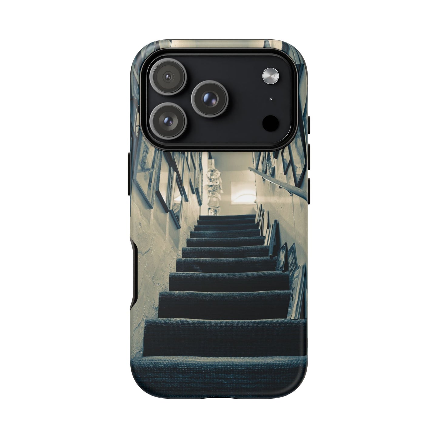 Vintage Boutique Stairway Tough Phone Case, Antique Shop Art Cover for iPhone, Samsung & Google Pixel
